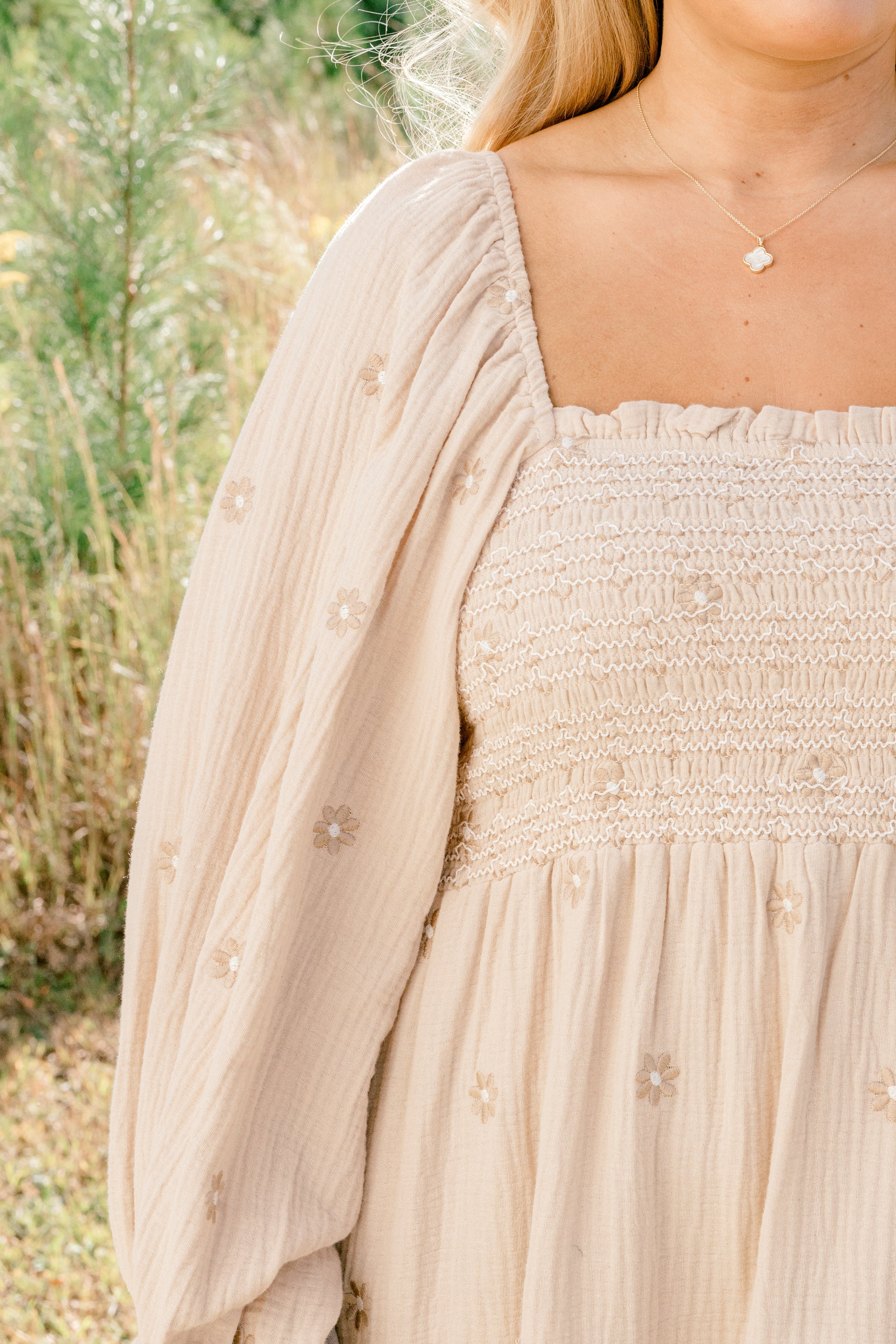 Lovely Days Dress, Tan