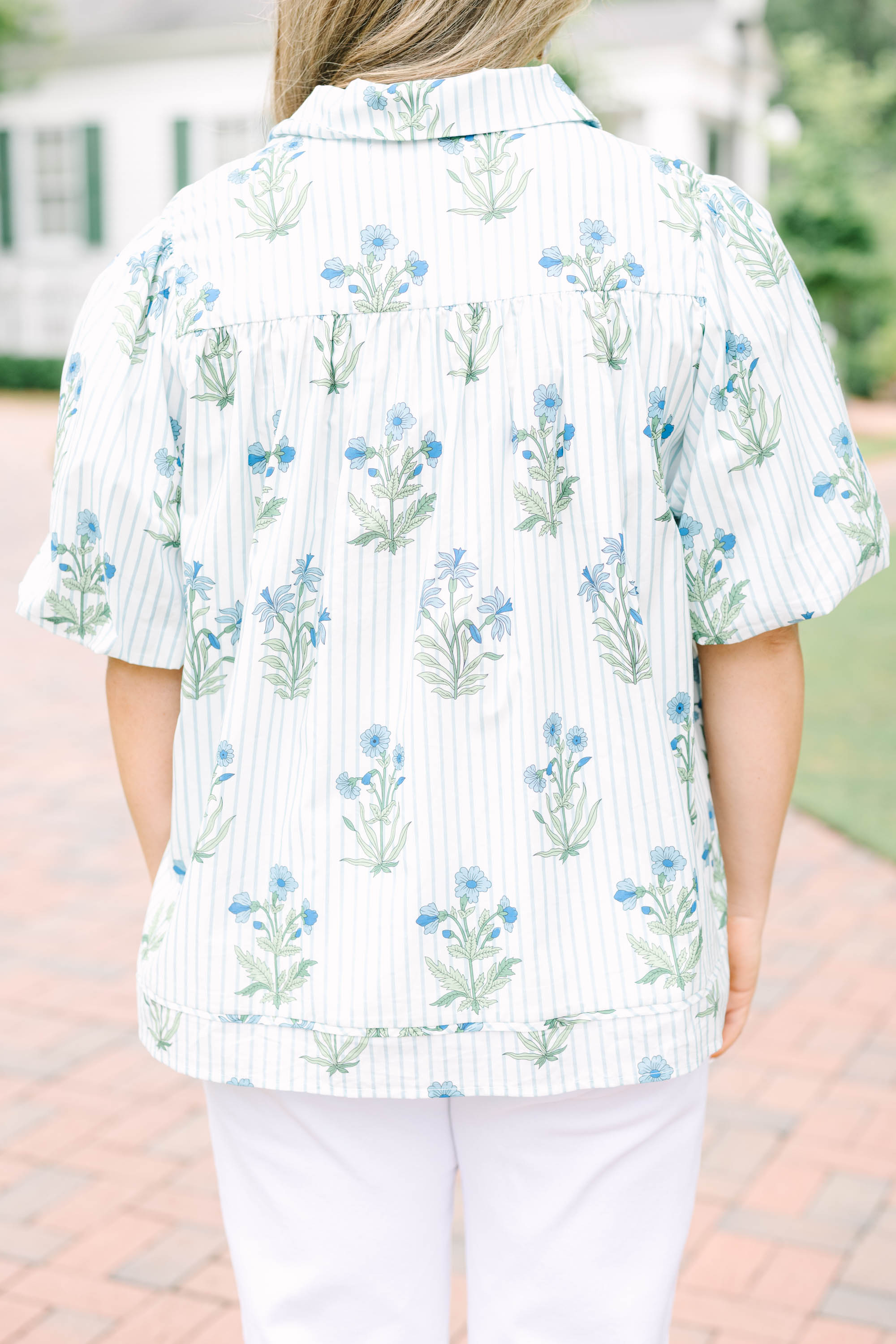 Lovely Outlook Top, Blue