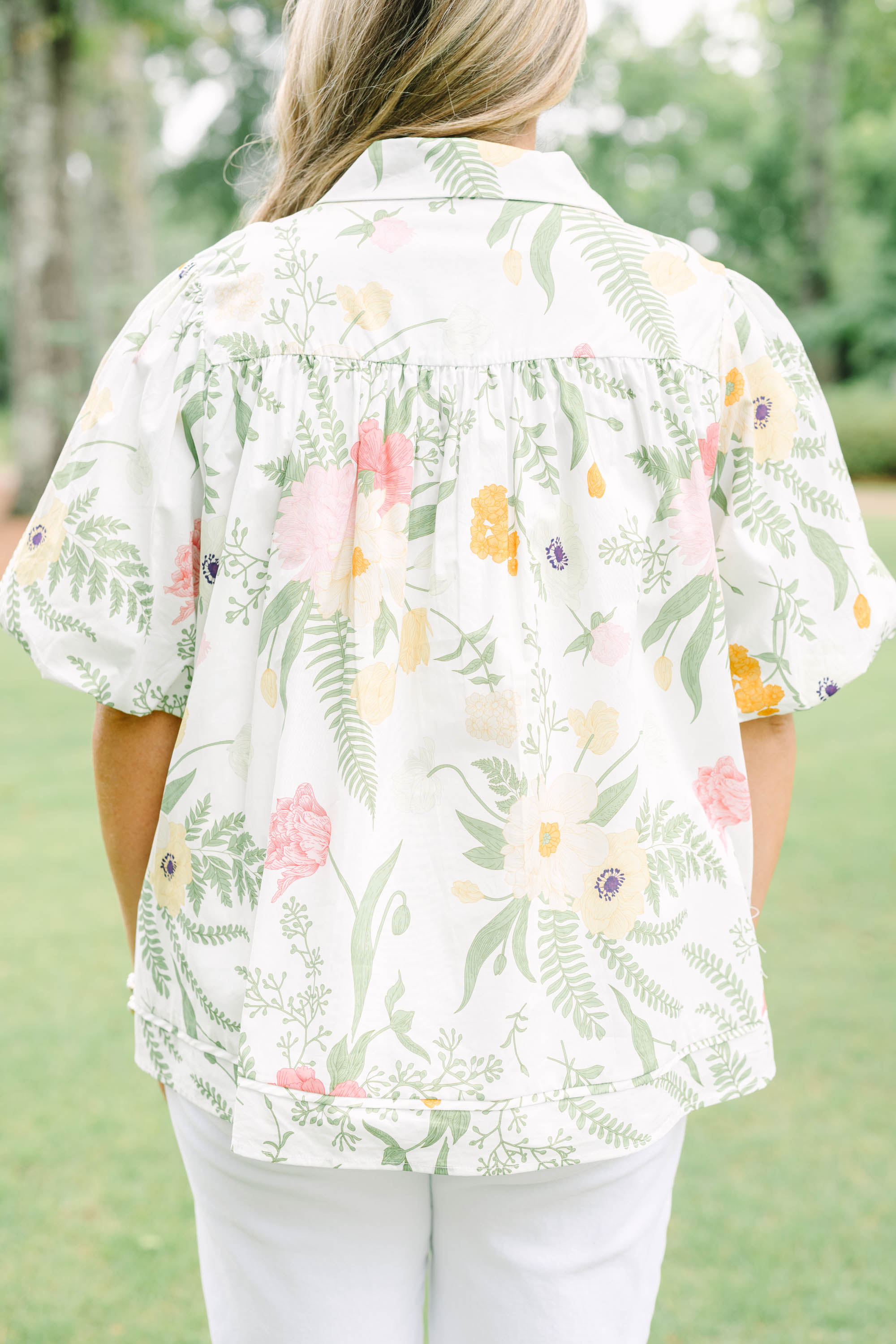 Lovely Outlook Top, Cream