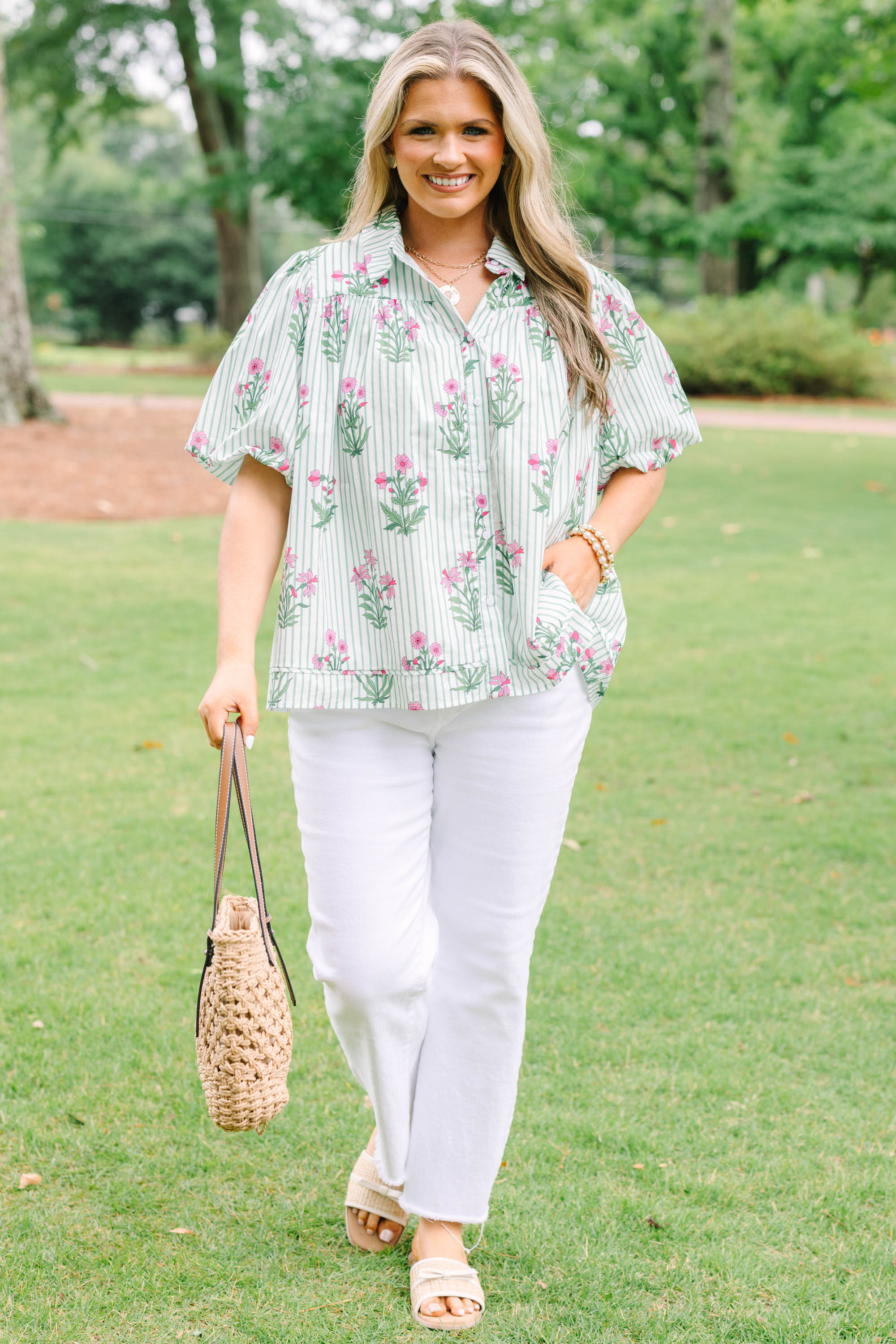 Lovely Outlook Top, Mint