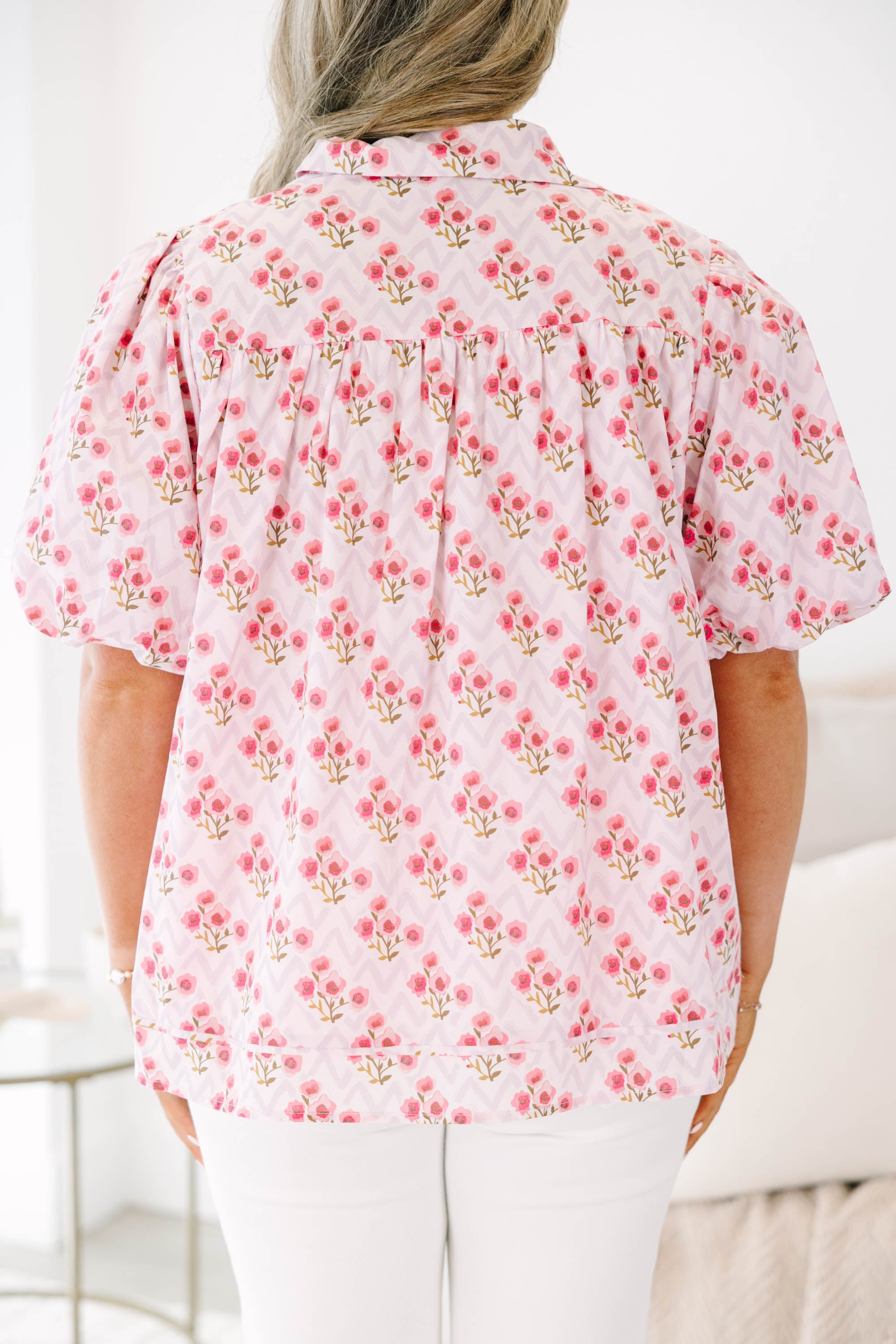 Lovely Outlook Top, Pink