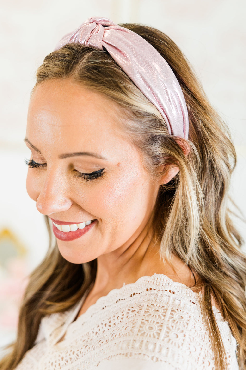 Lovers Echo Headband, Pink