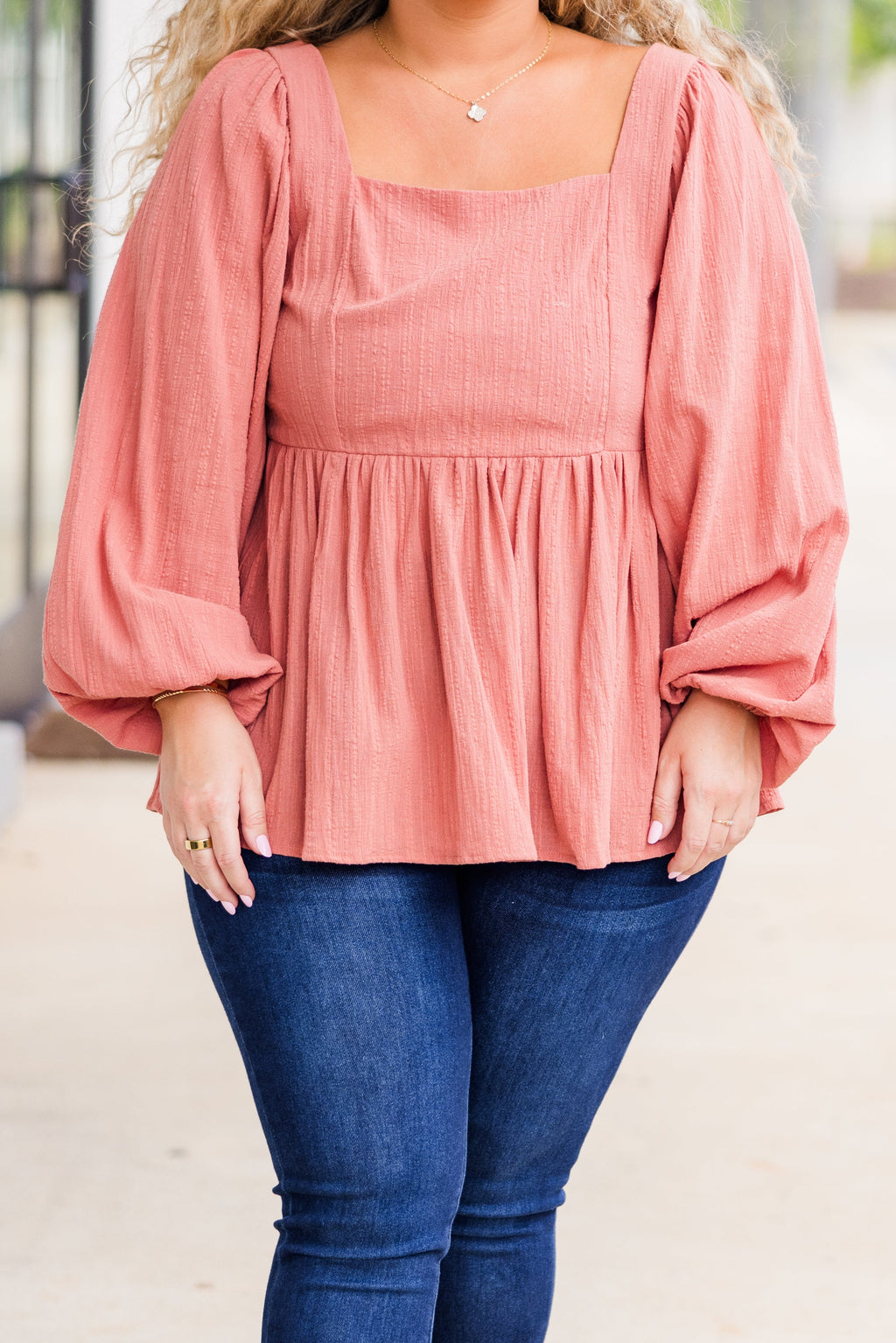 Lovin' On You Top, Peach