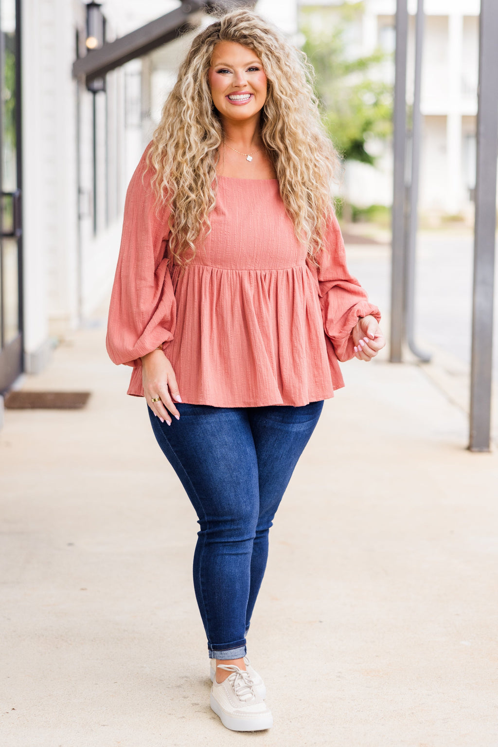 Lovin' On You Top, Peach