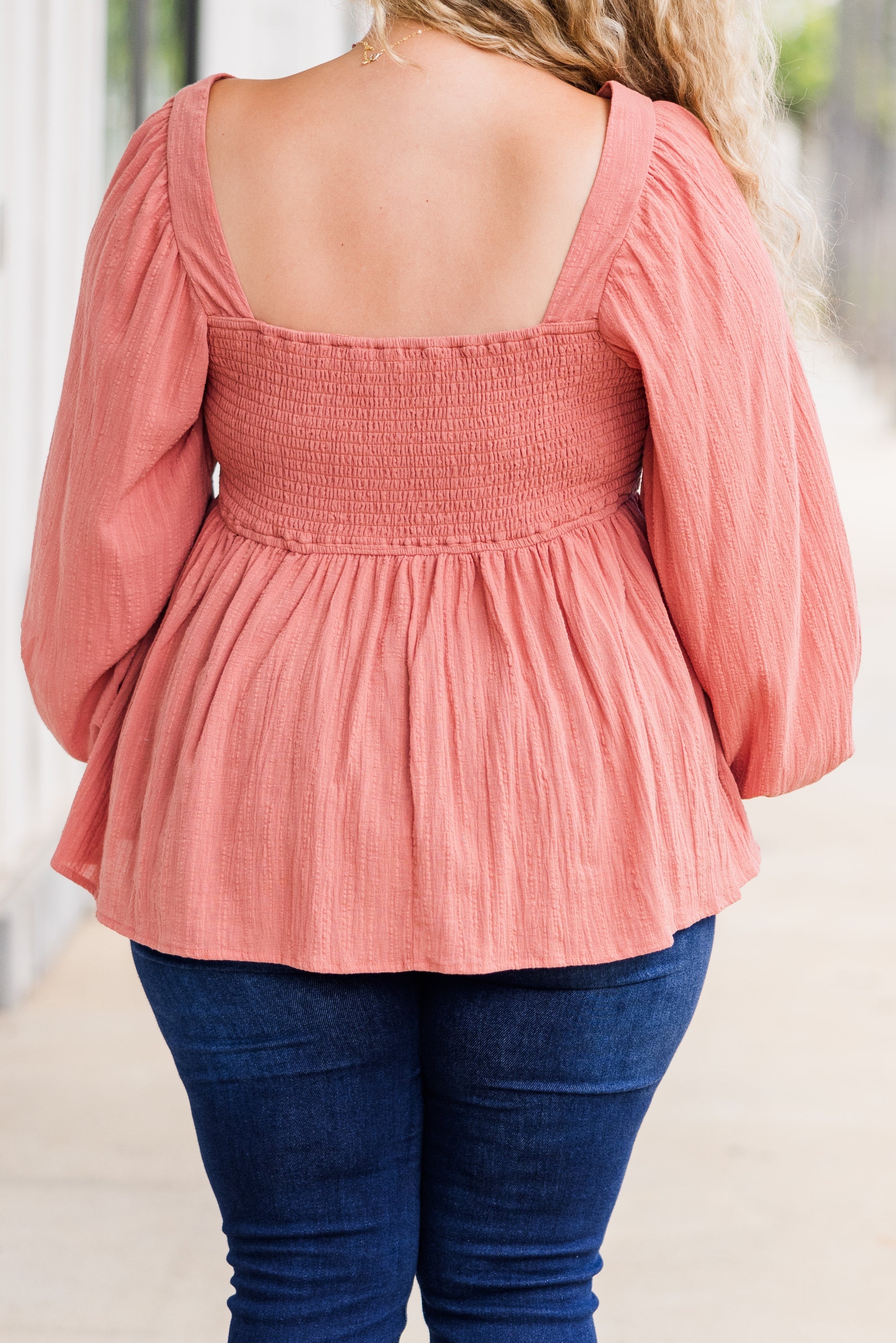 Lovin' On You Top, Peach