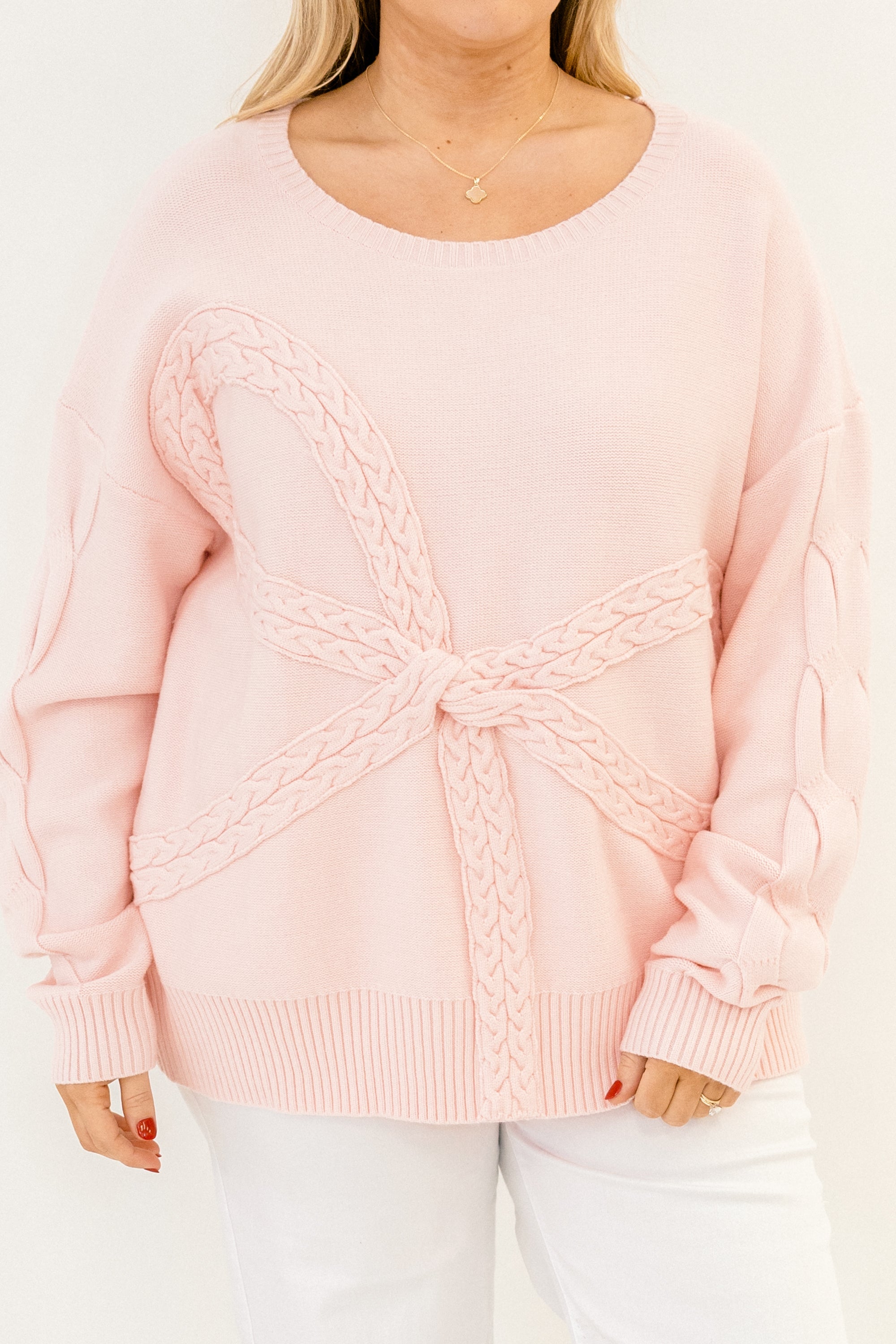 Loving My Life Sweater, Pink