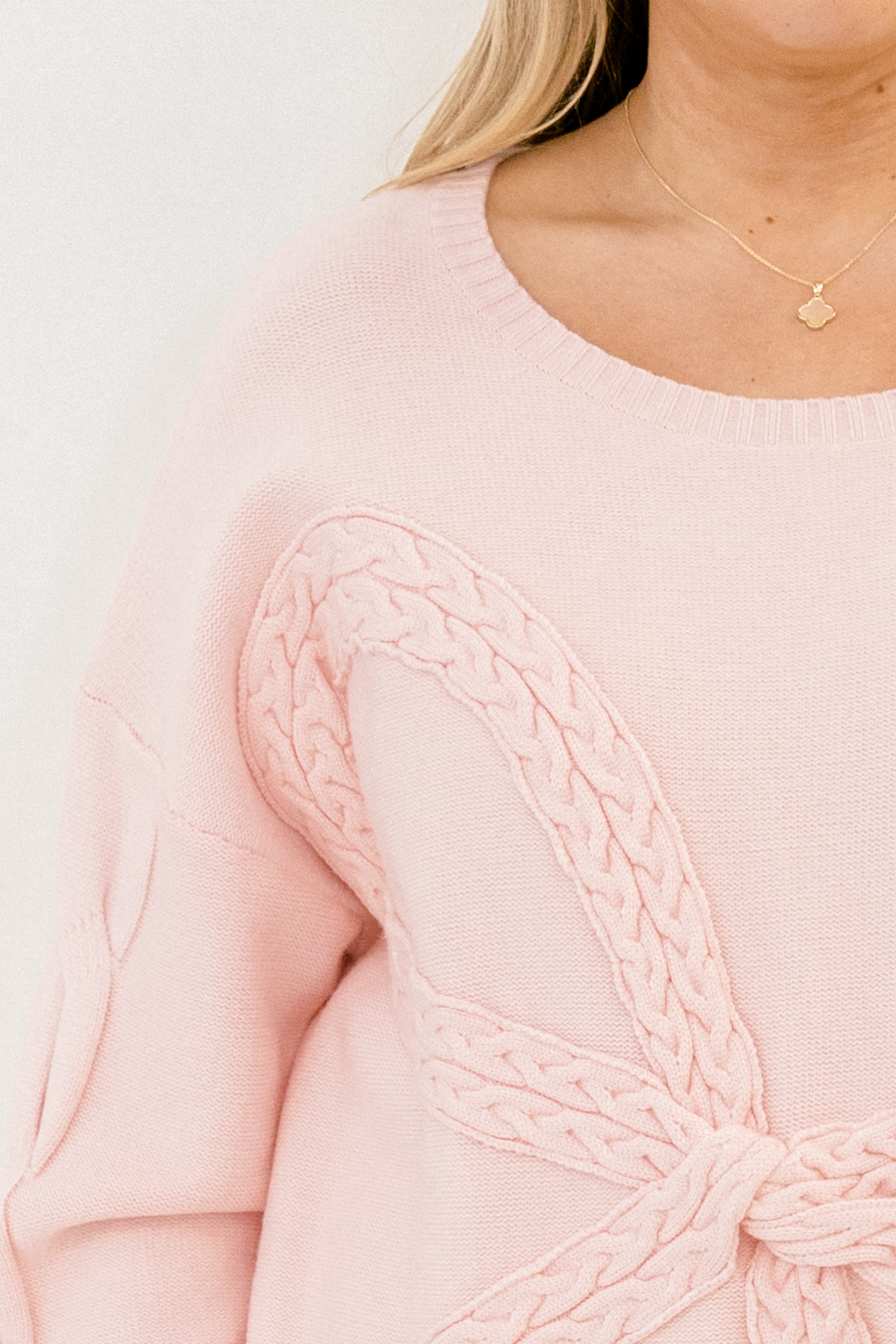 Loving My Life Sweater, Pink