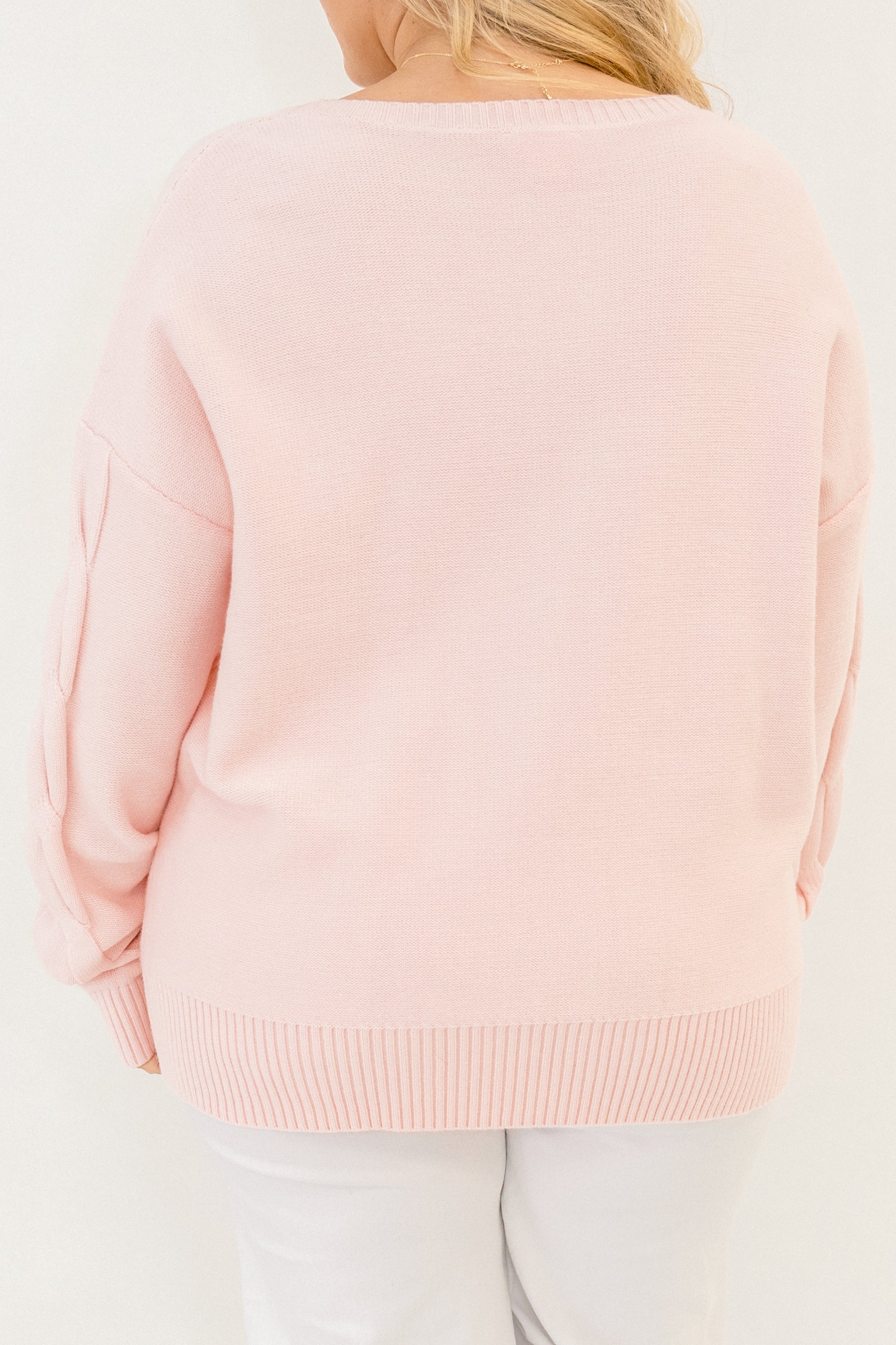 Loving My Life Sweater, Pink