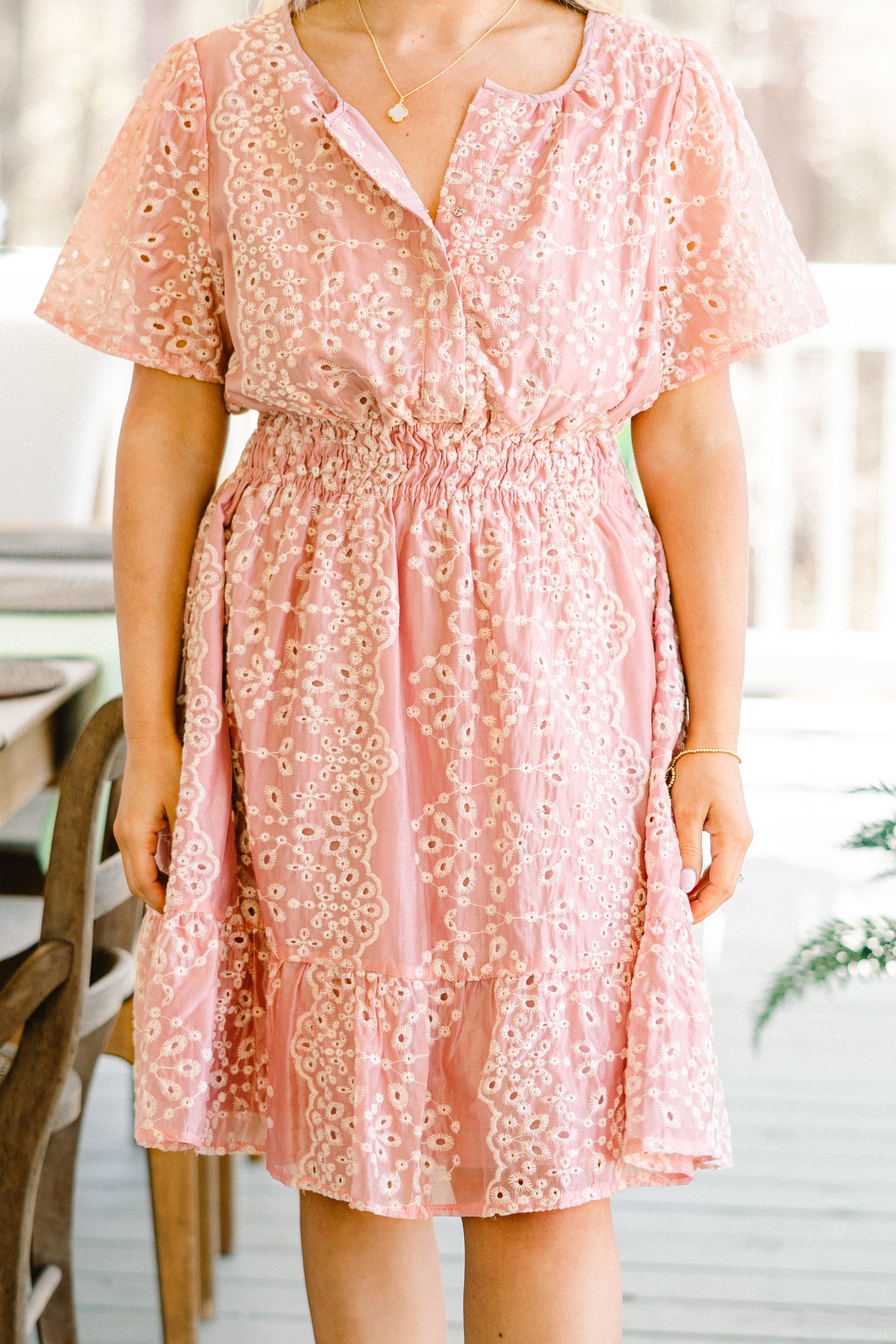 Lush With Life Dress, Pink