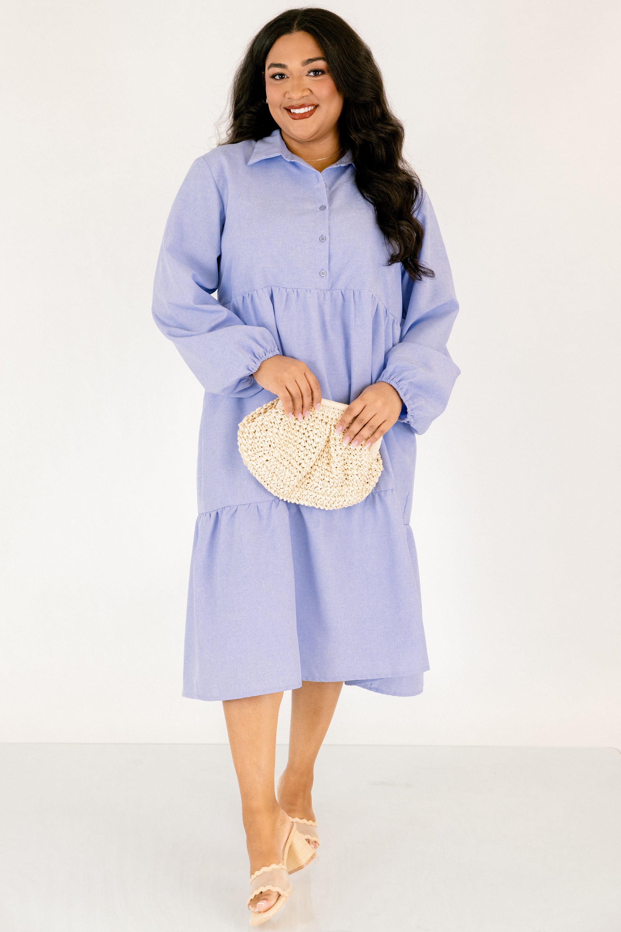 Made For Malibu Dress, Chambray