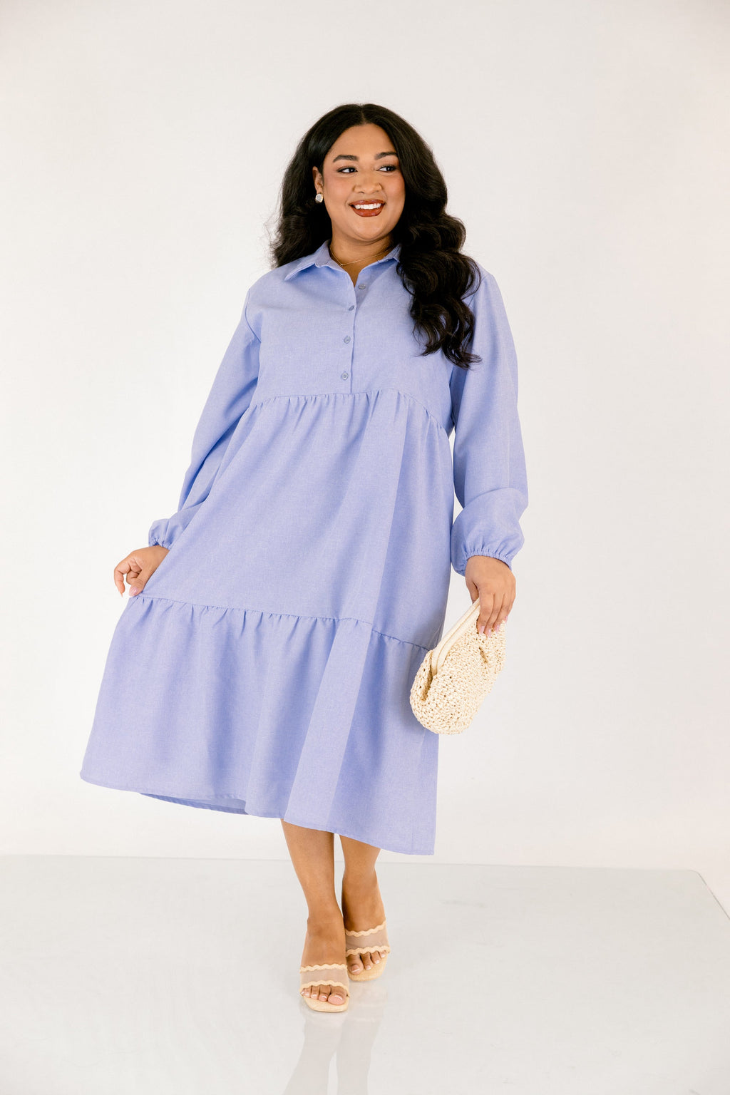 Made For Malibu Dress, Chambray