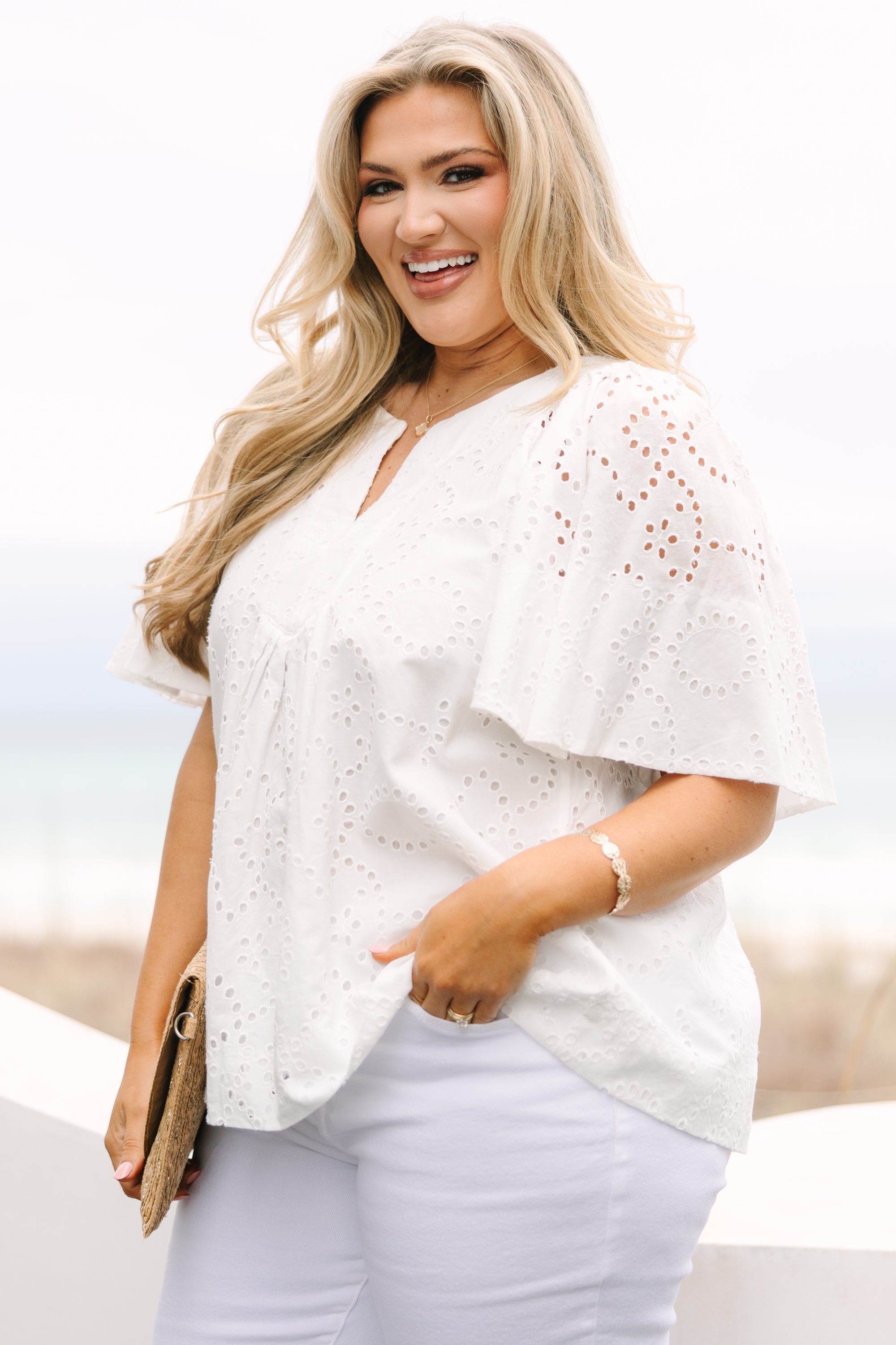 Made For Now Top, White