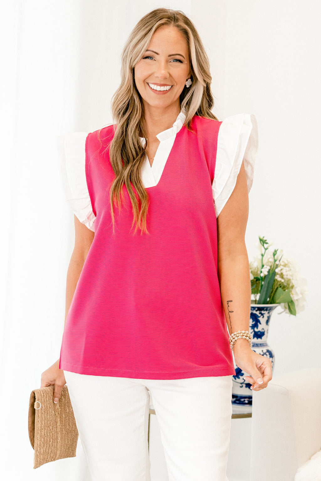 Made For Sun Top, Pink