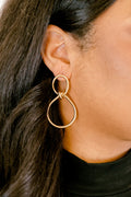 Made Me Realized Earrings, Gold