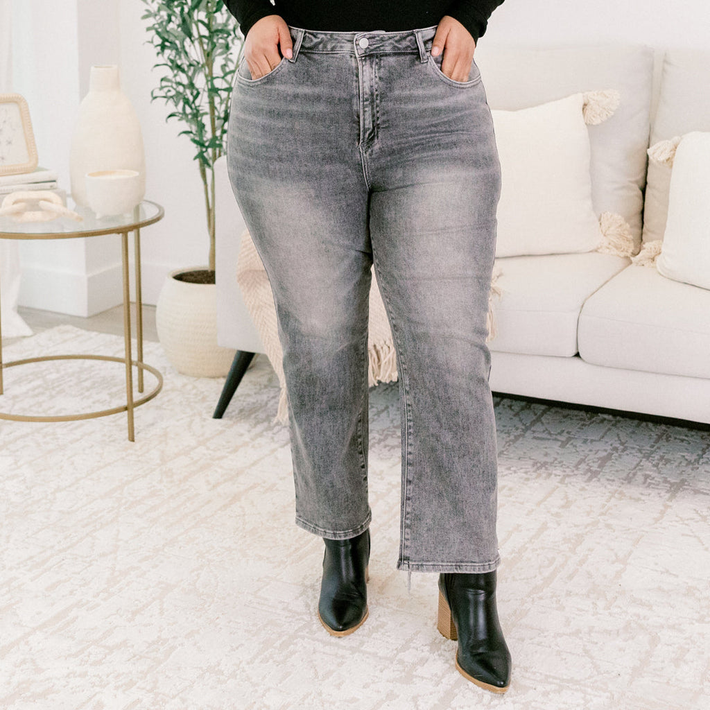 Made The Call Jeans, Gray