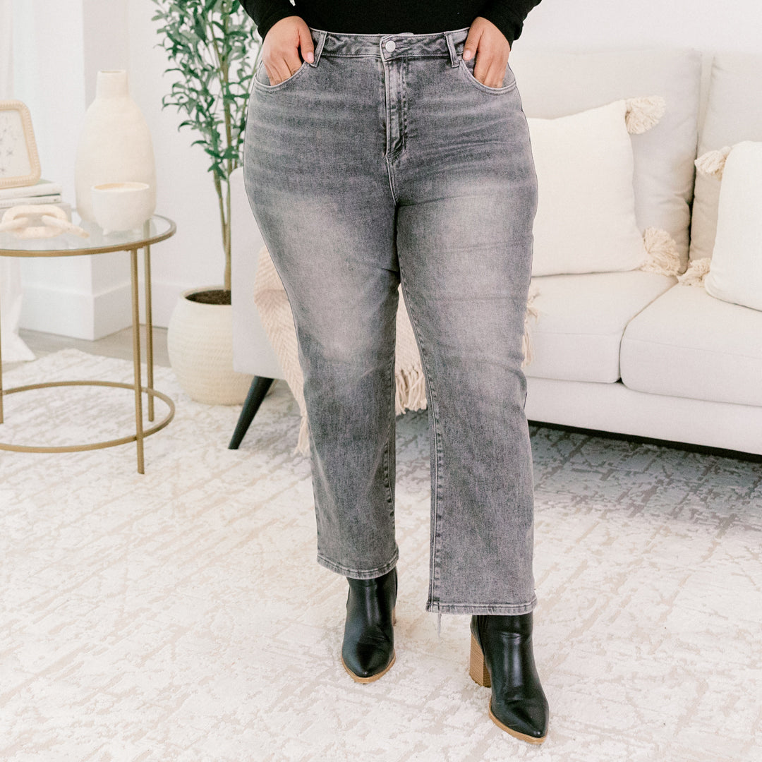 Made The Call Jeans, Gray