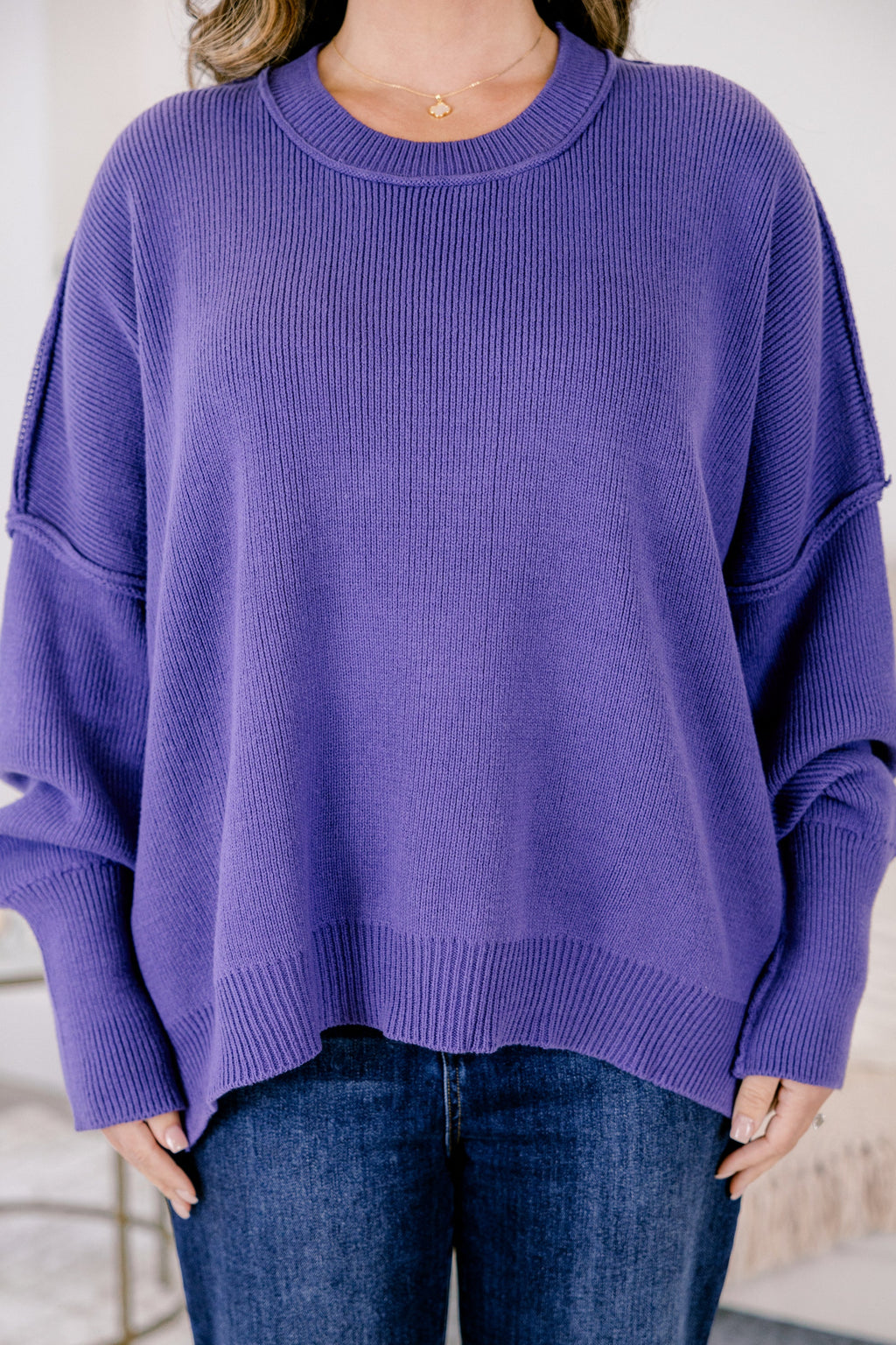 Magically Perfect Sweater, Berry