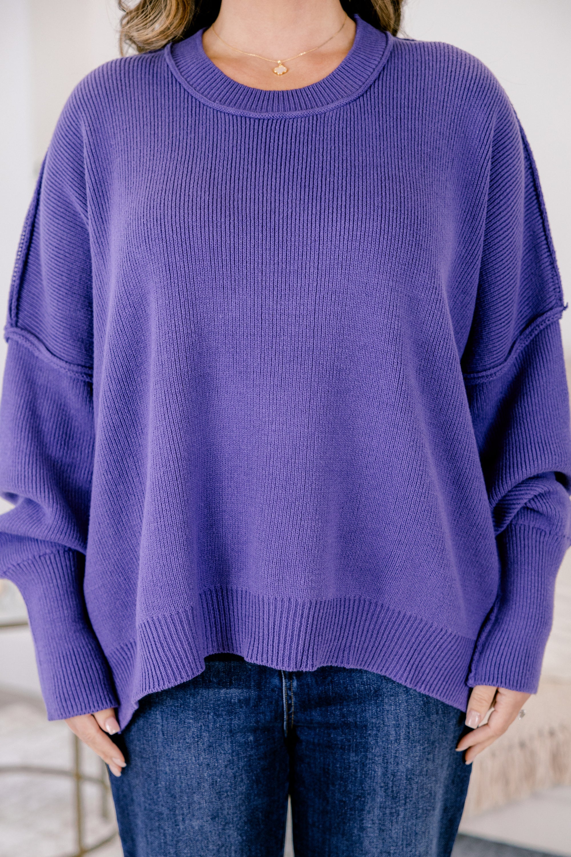 Magically Perfect Sweater, Berry