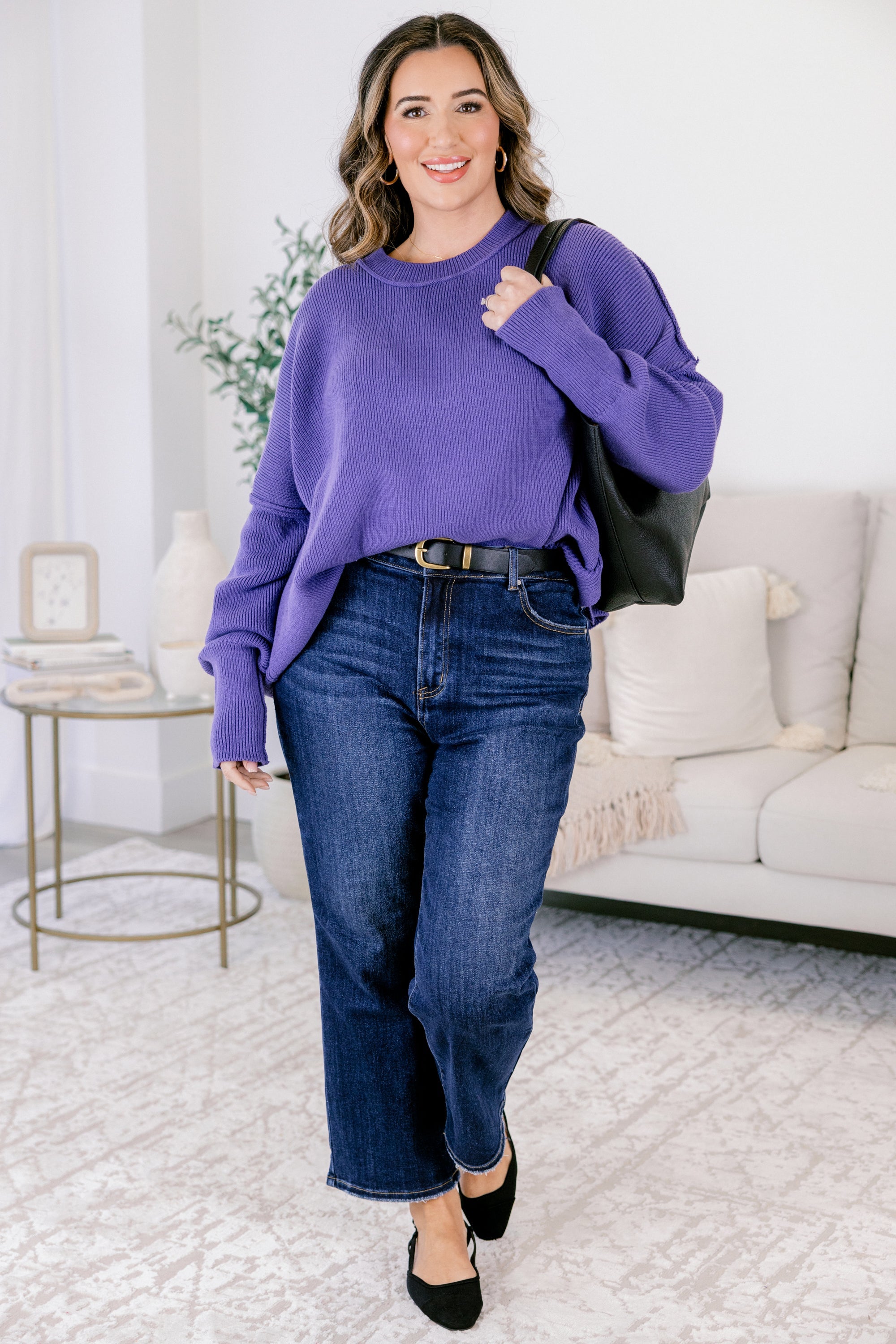 Magically Perfect Sweater, Berry