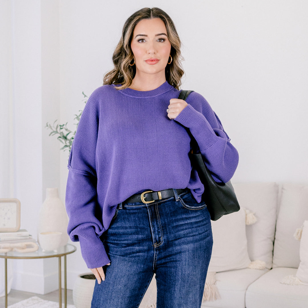 Magically Perfect Sweater, Berry
