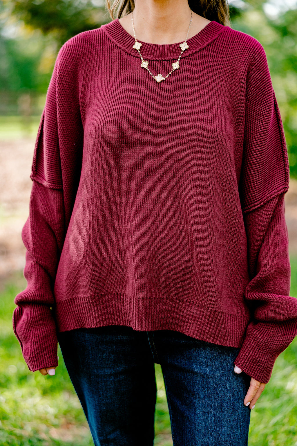 Magically Perfect Sweater, Crimson