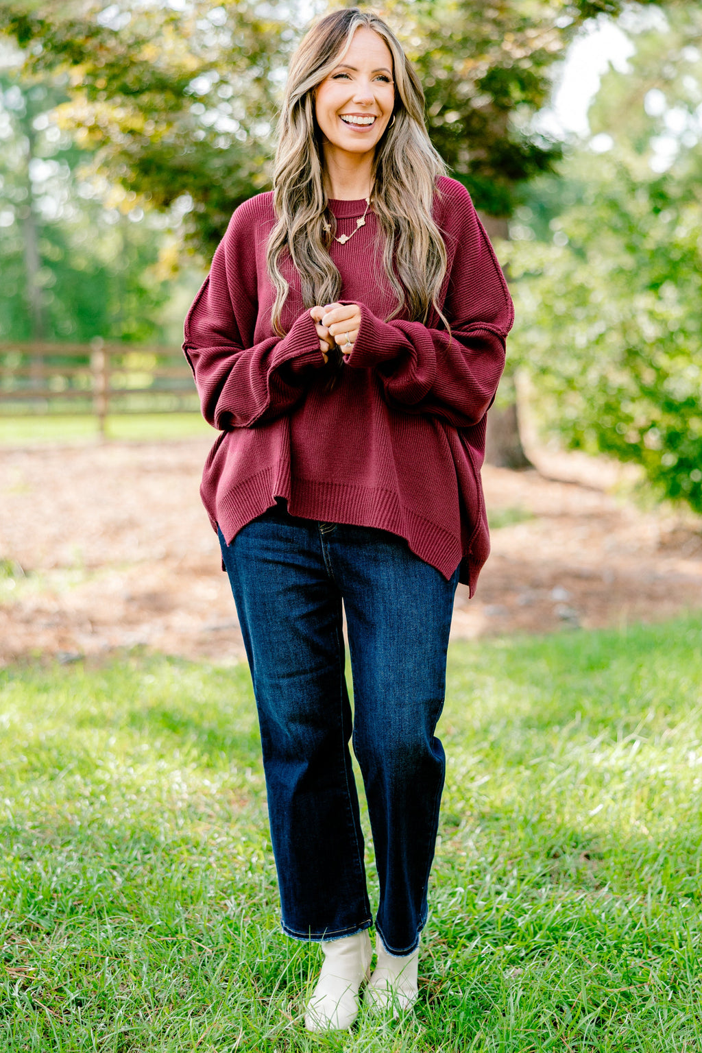 Magically Perfect Sweater, Crimson