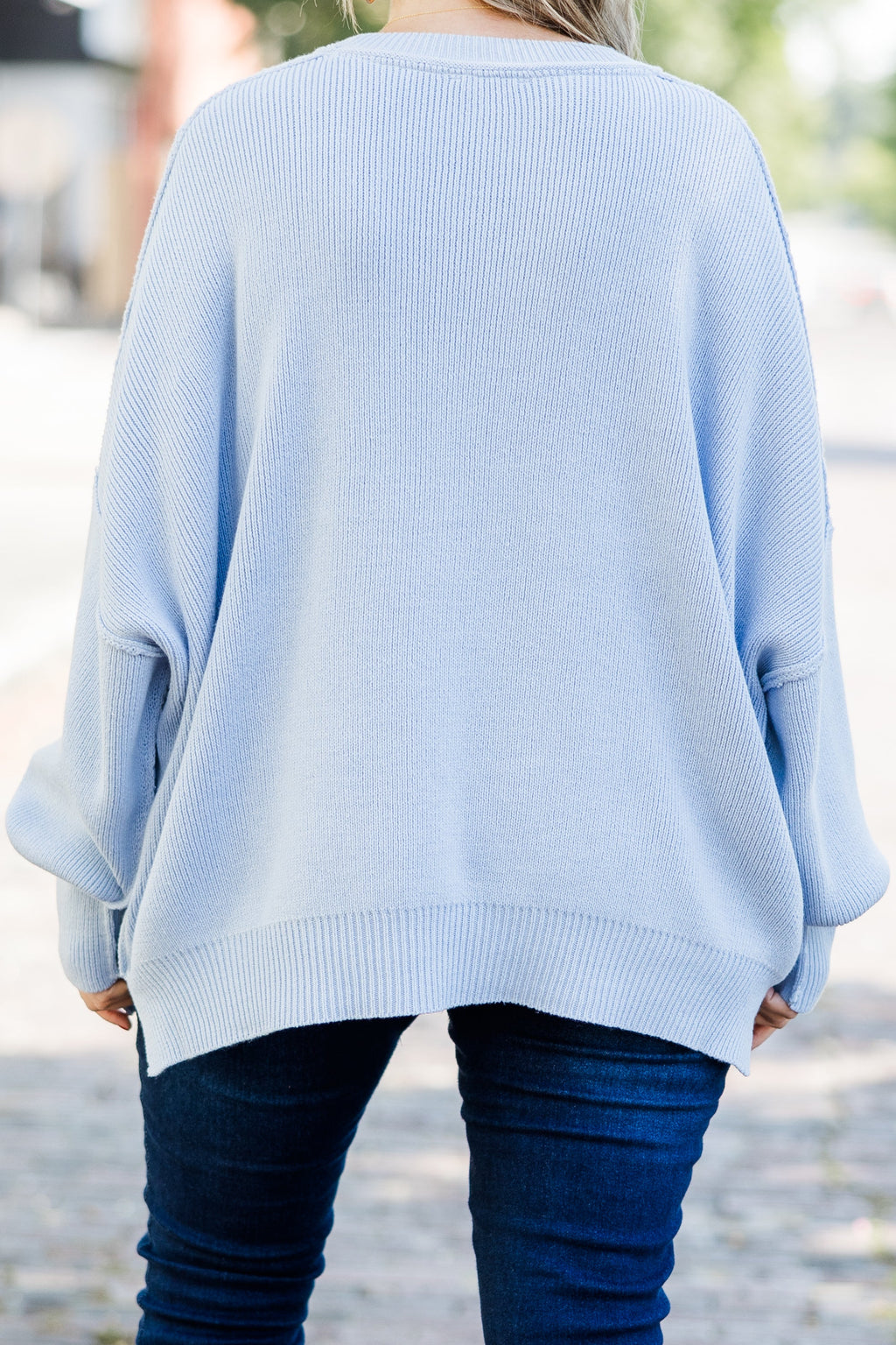 Magically Perfect Sweater, Light Blue
