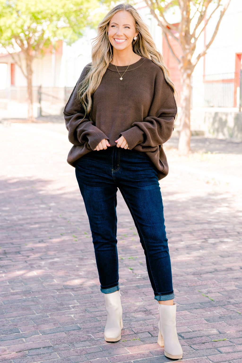 Magically Perfect Sweater, Mocha