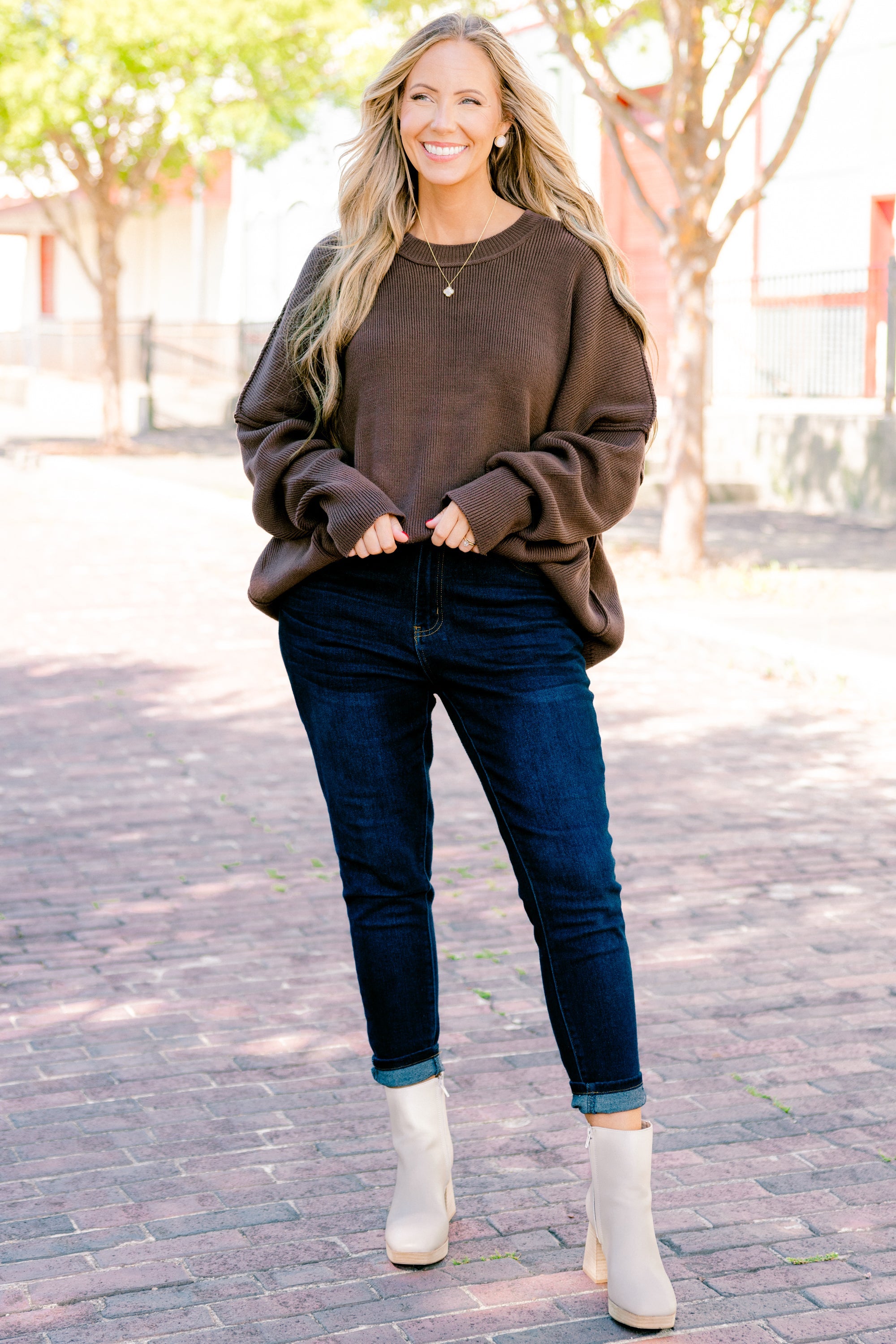 Magically Perfect Sweater, Mocha