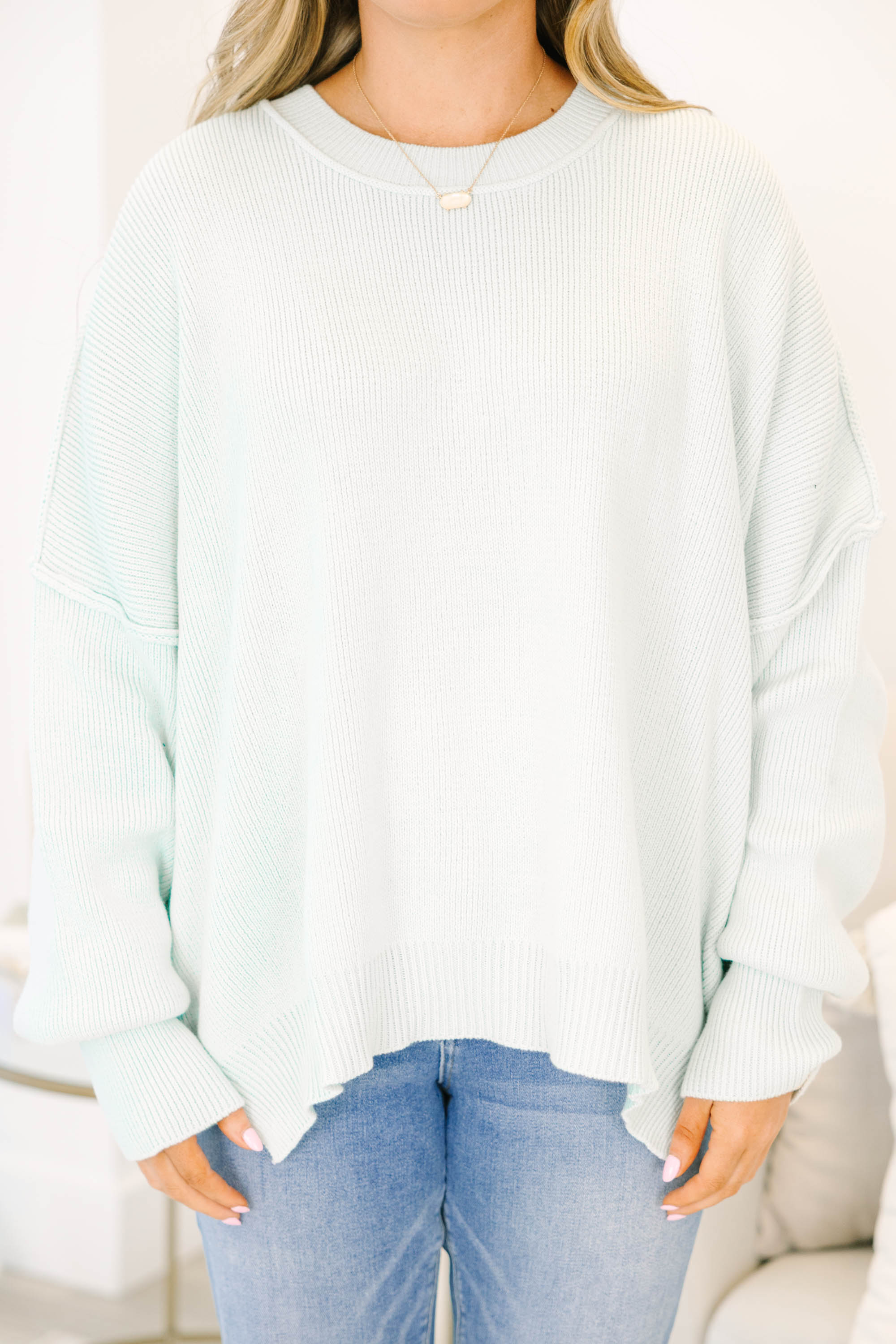 Magically Perfect Sweater, Sage