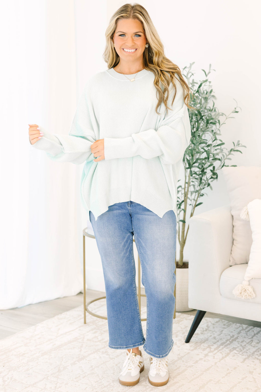Magically Perfect Sweater, Sage