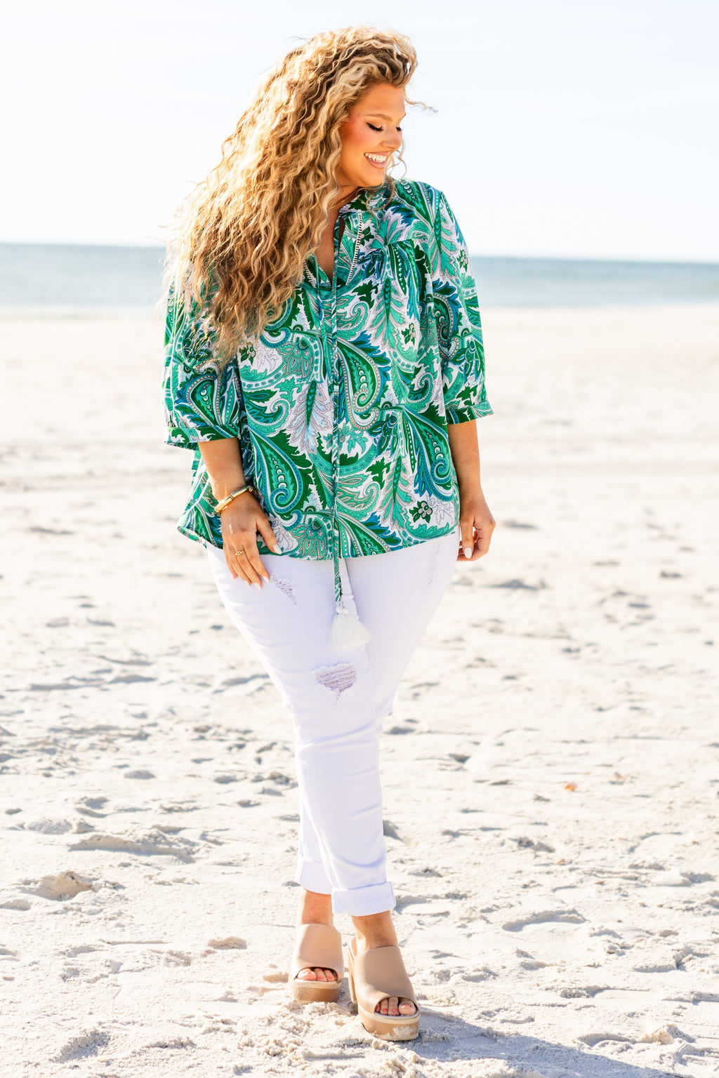 Magnify Your Love Top, Green