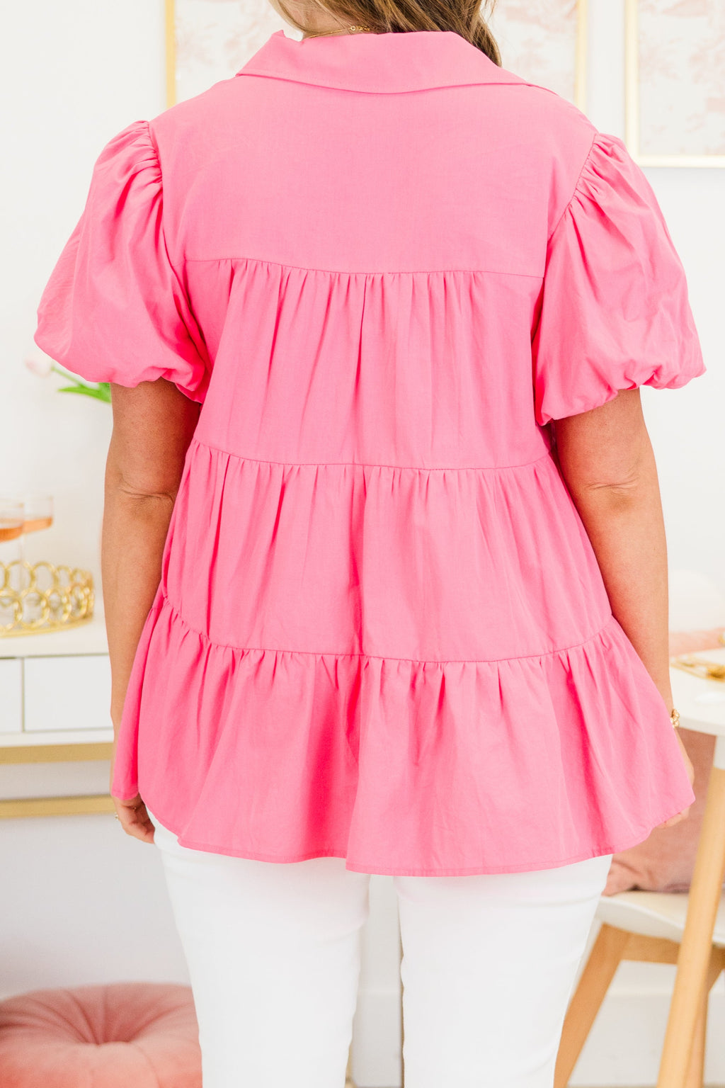 Magnolia Sweetheart Babydoll Top, Pink