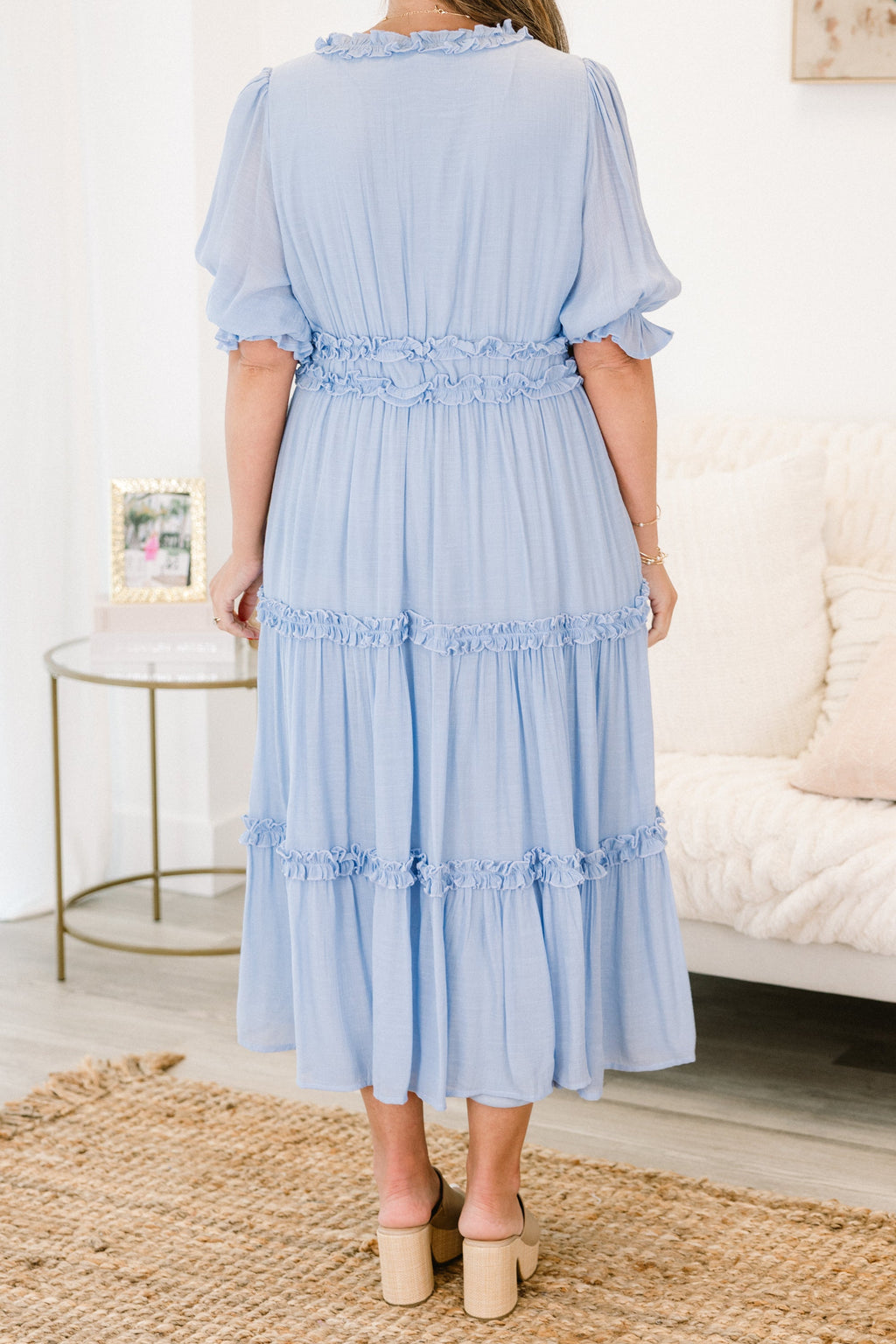 Make A Statement Maxi Dress, Baby Blue