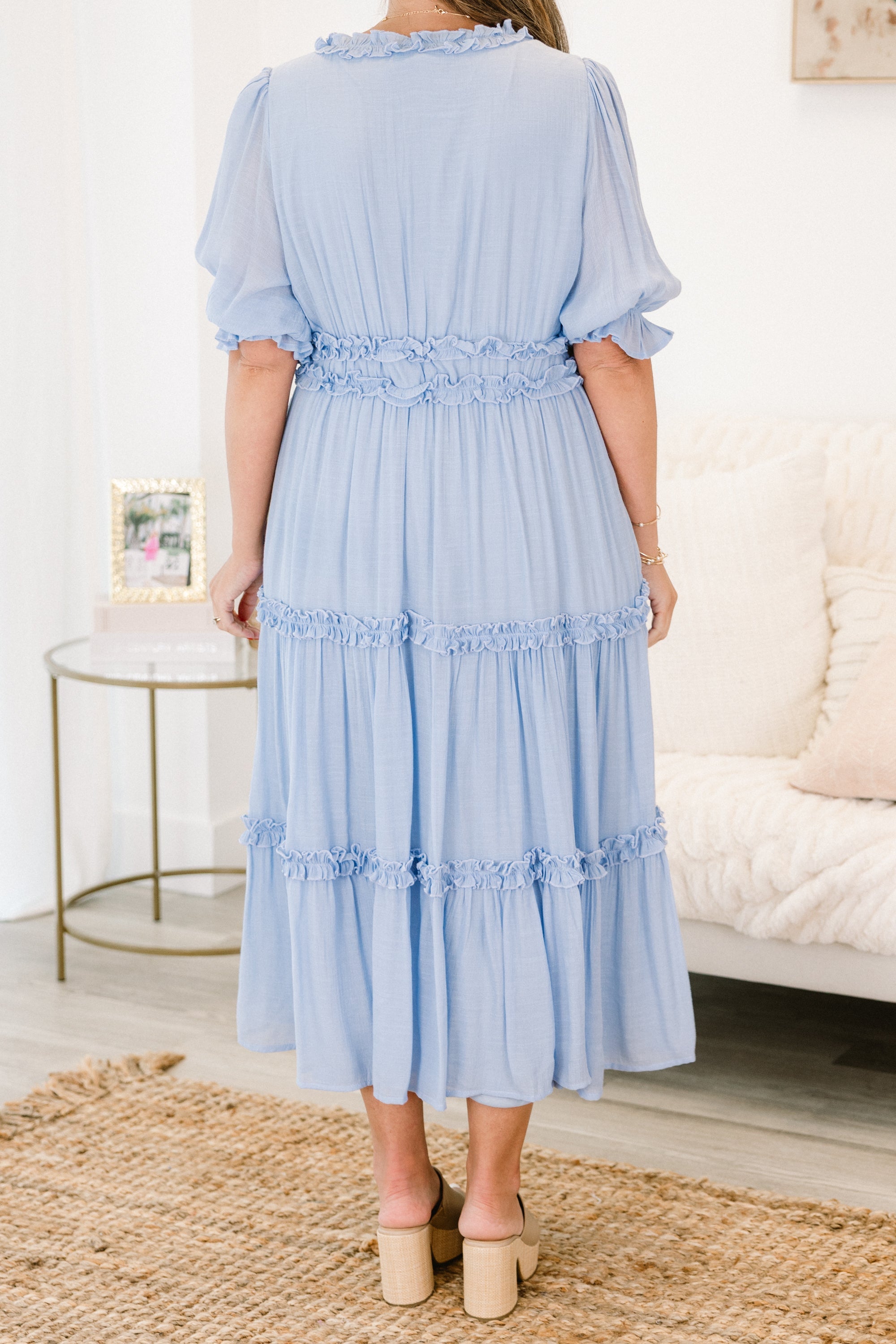 Make A Statement Maxi Dress, Baby Blue