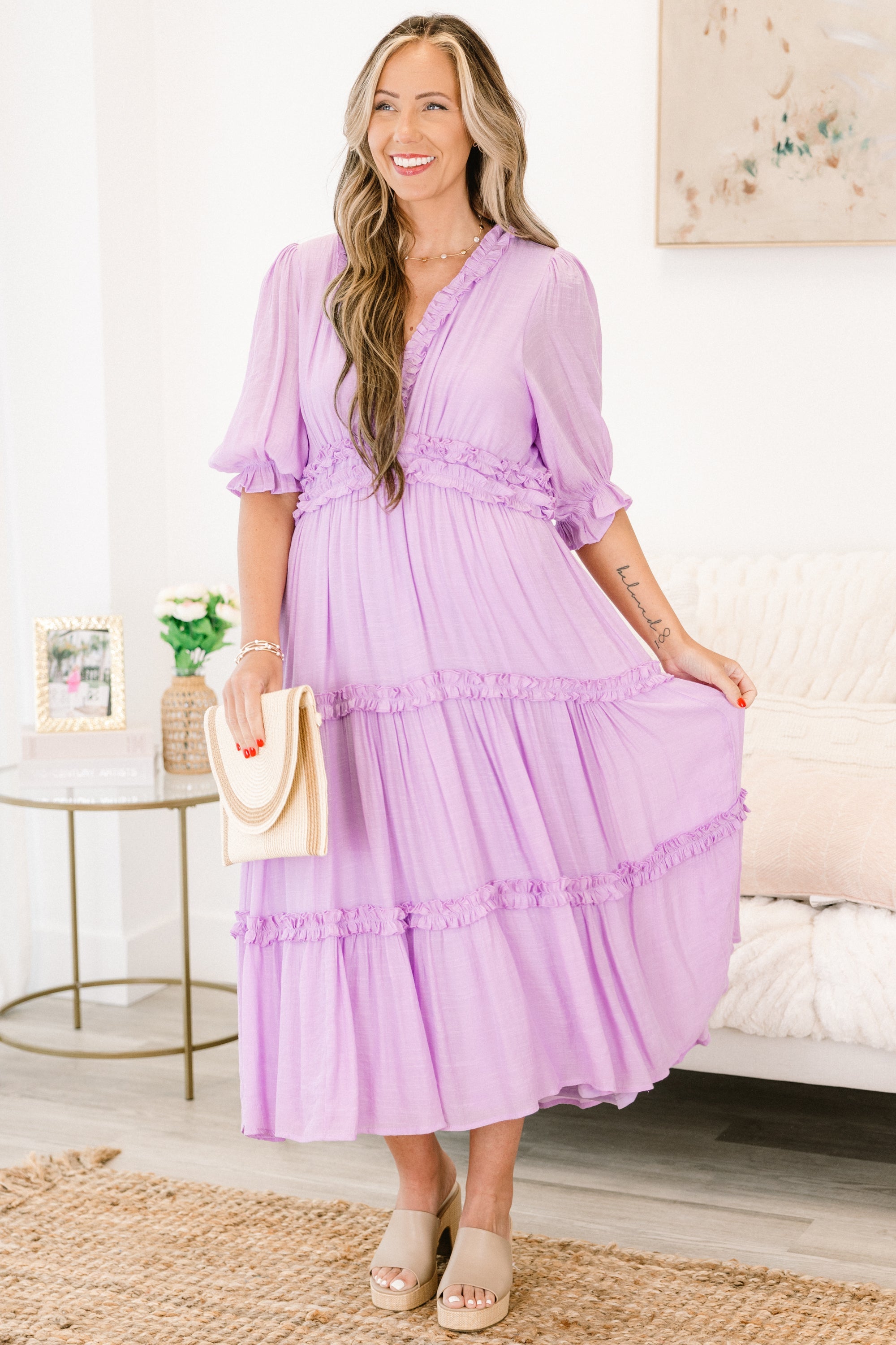 Make A Statement Maxi Dress, Lilac