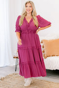 Make A Statement Maxi Dress, Plum