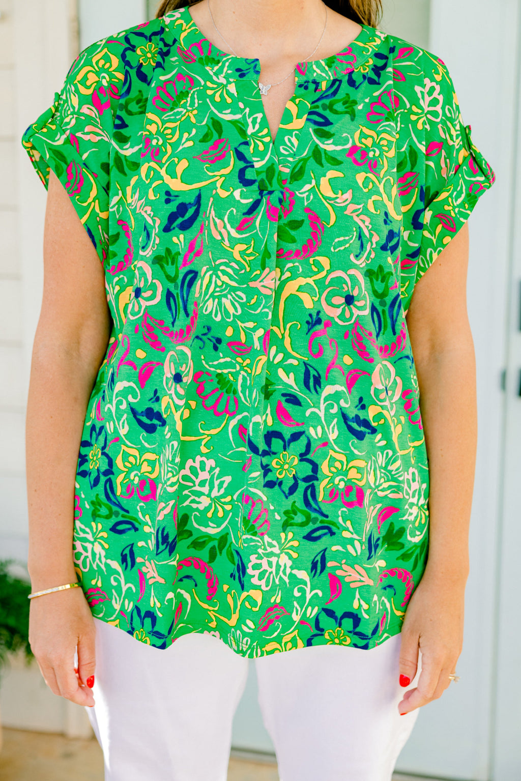Make It Clear Top, Green