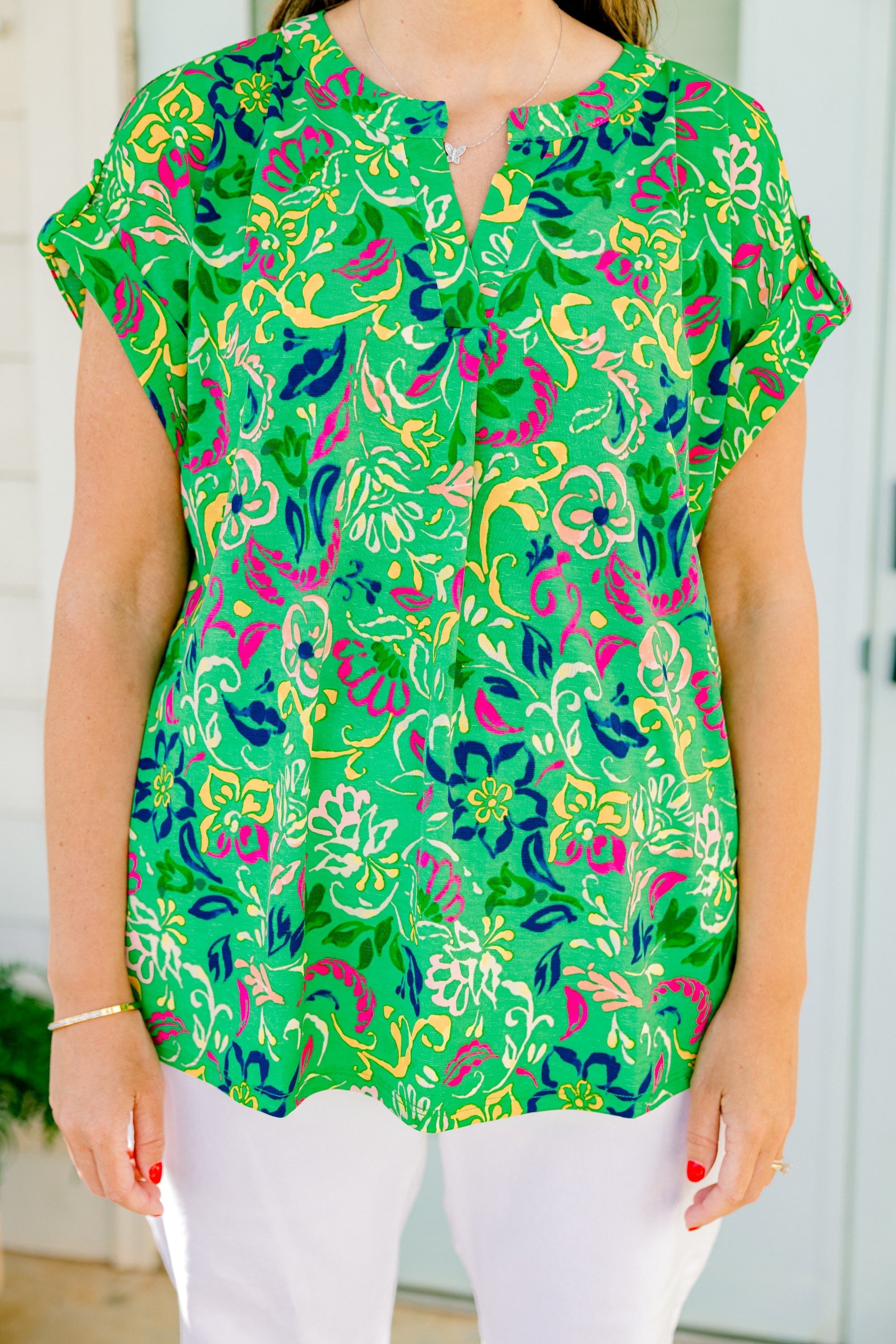 Make It Clear Top, Green
