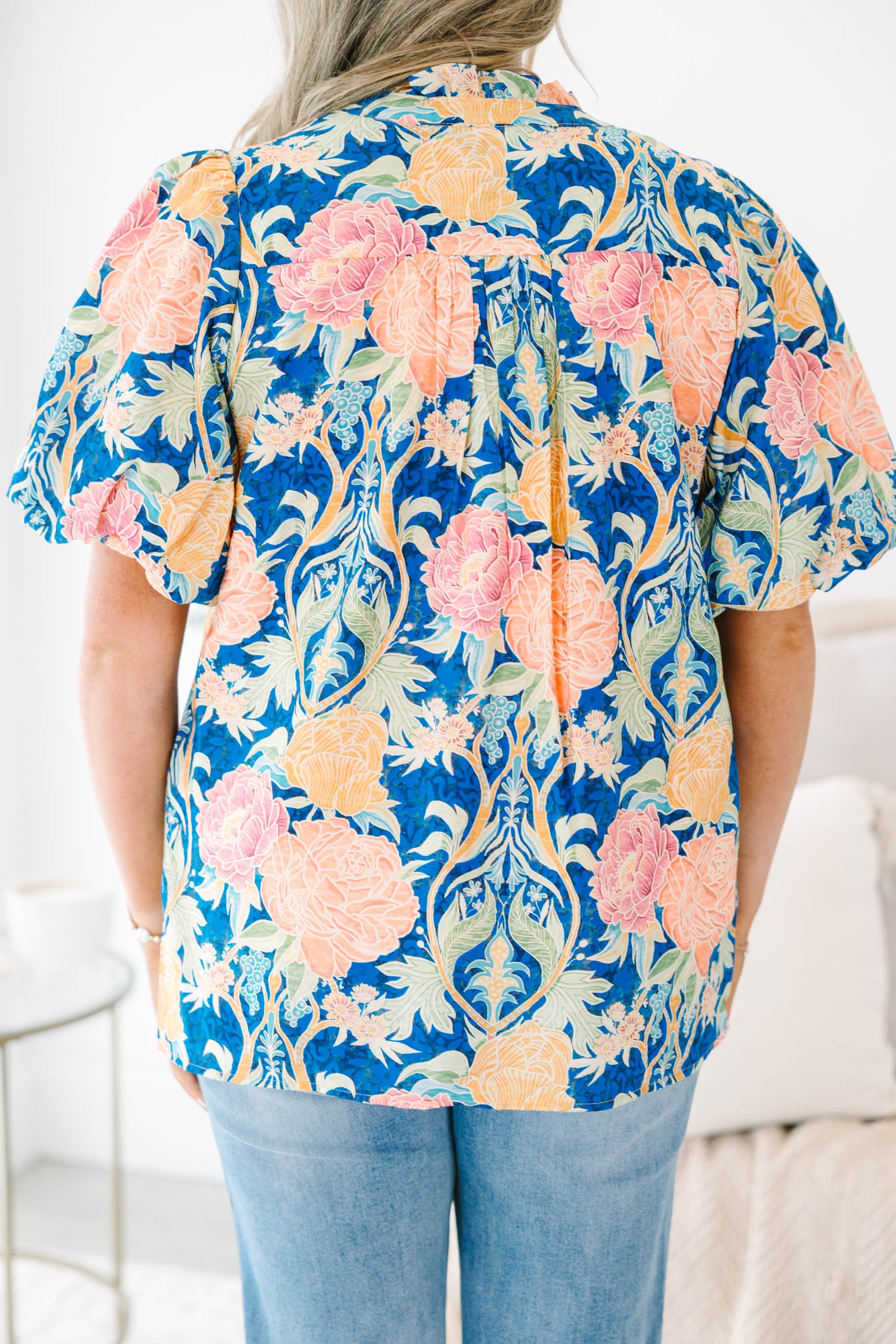 Make It Fun Top, Blue