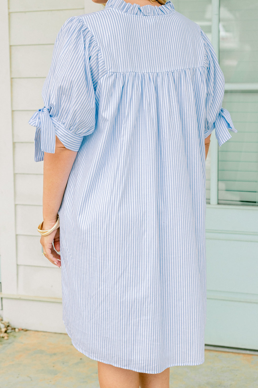 Make My Night Dress, Blue Stripe