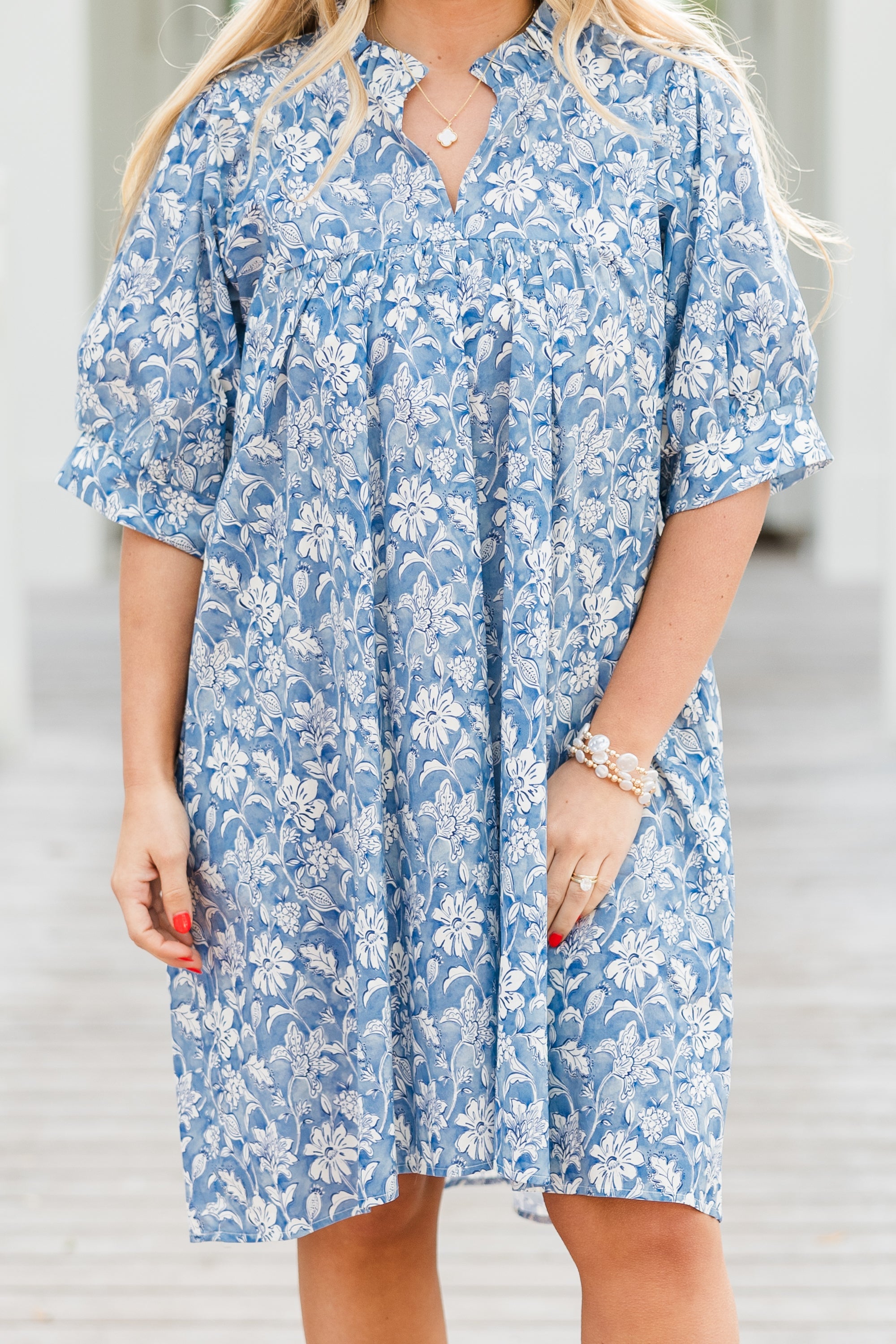 Make My Night Dress, Blue Grey