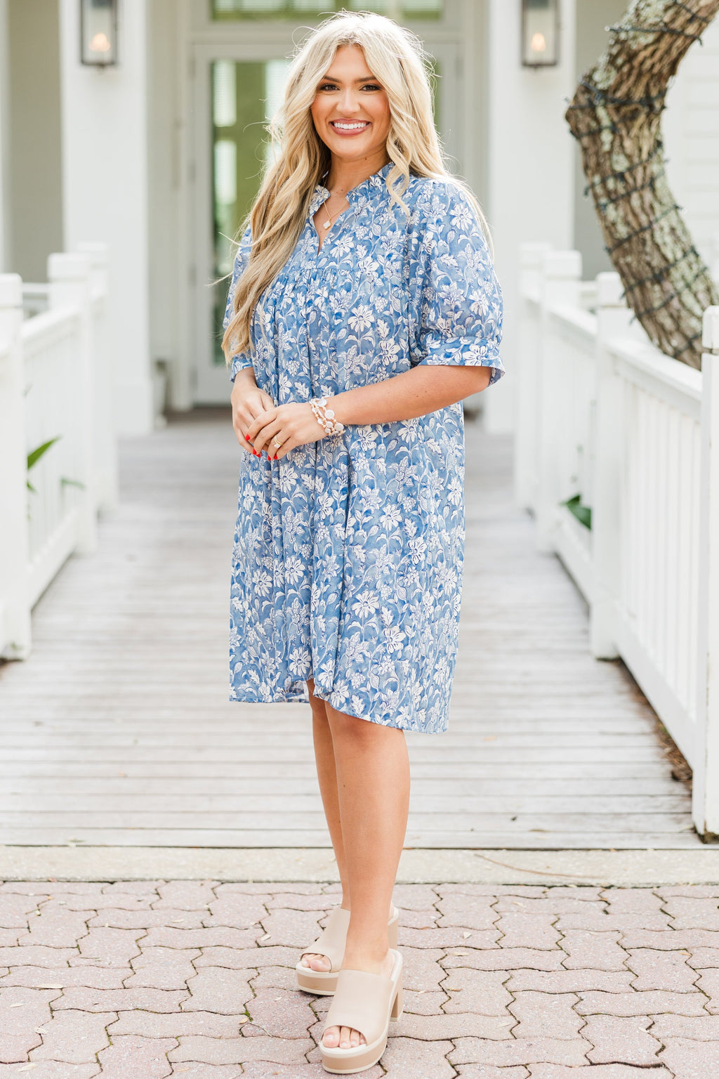 Make My Night Dress, Blue Grey