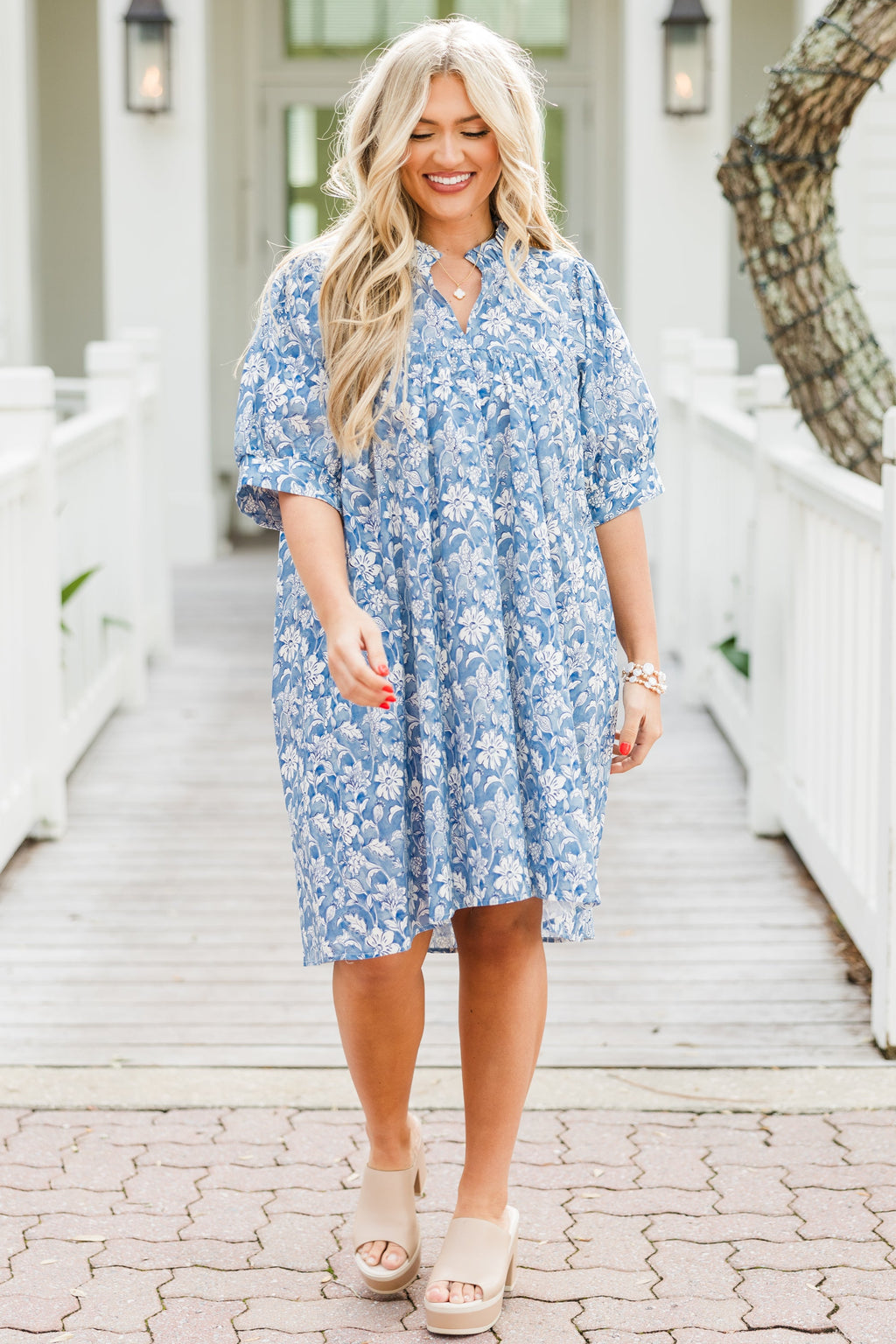Make My Night Dress, Blue Grey