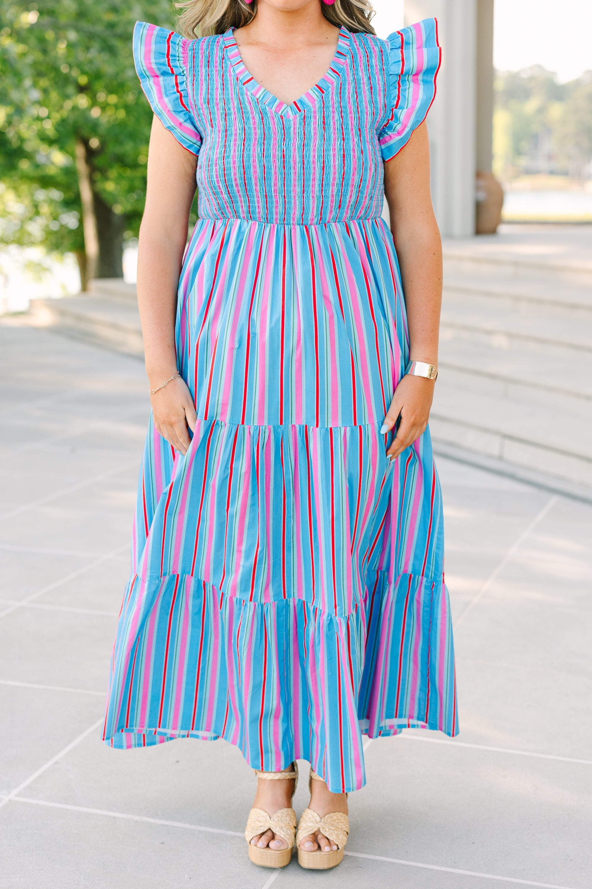 Make Up For Lost Time Dress, Blue