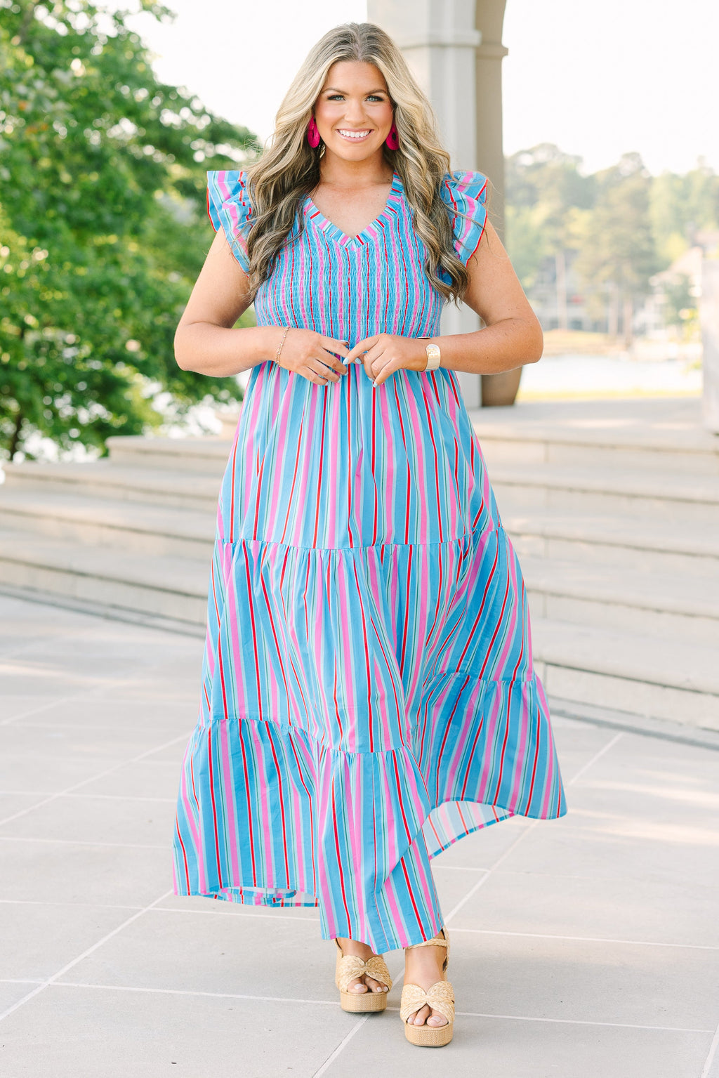 Make Up For Lost Time Dress, Blue