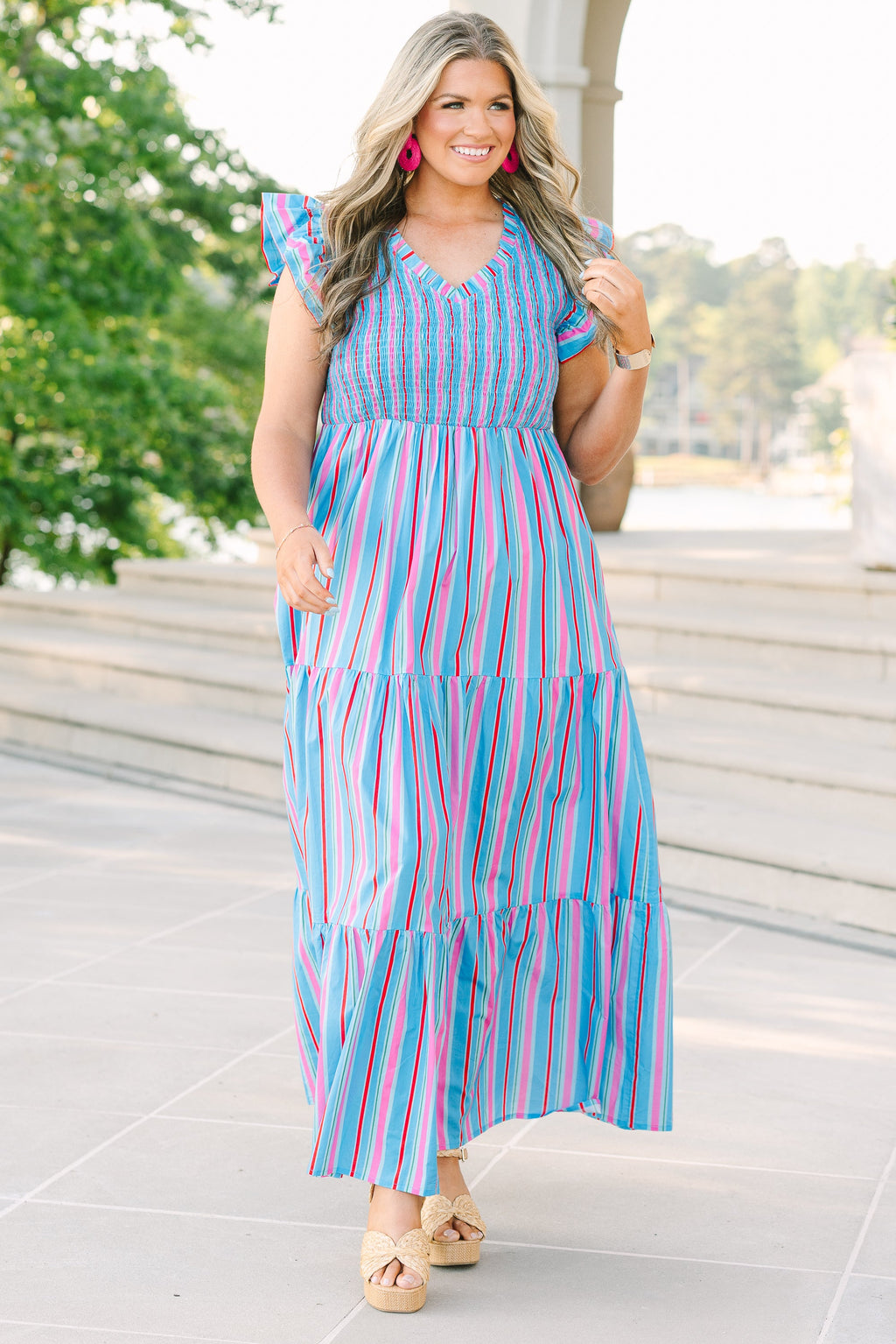 Make Up For Lost Time Dress, Blue