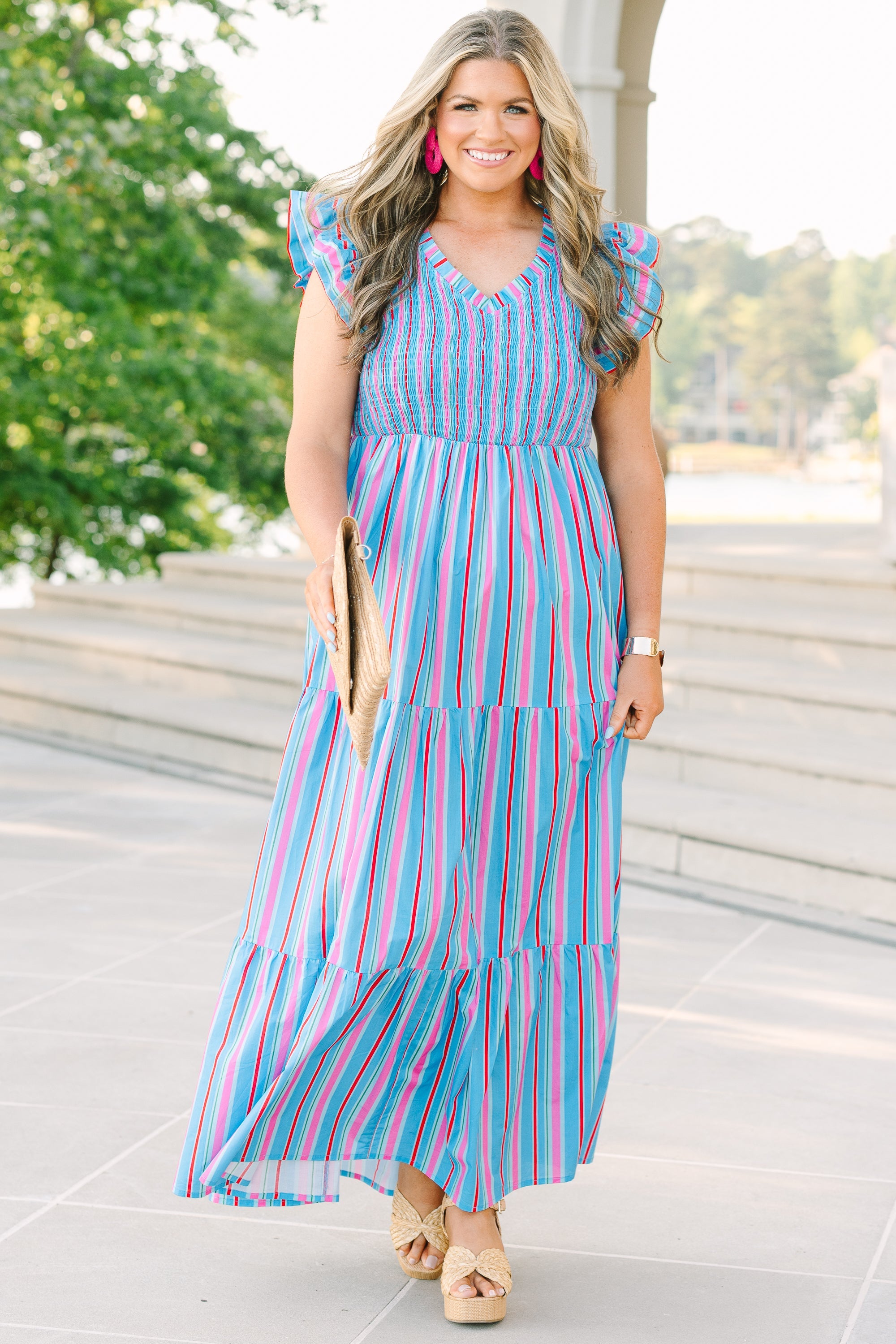 Make Up For Lost Time Dress, Blue