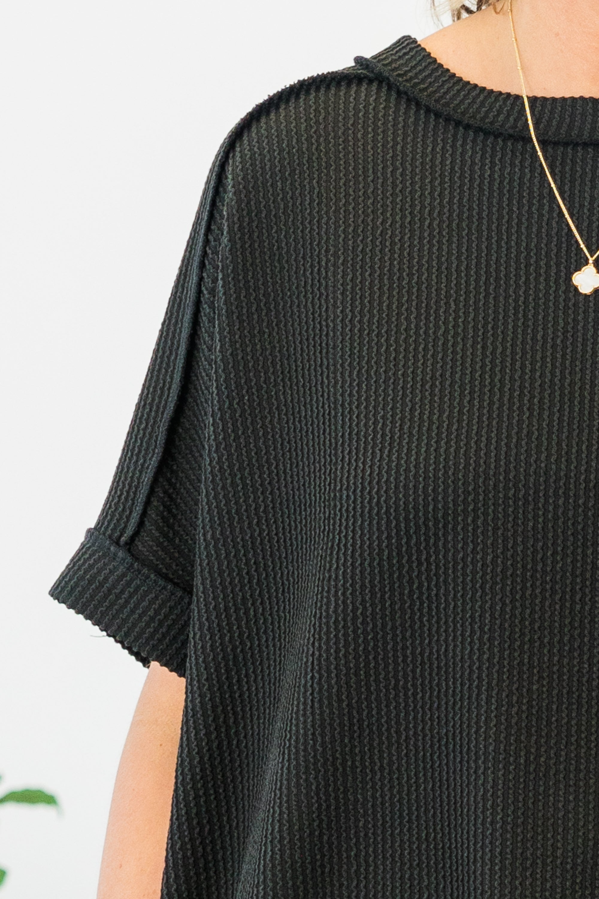 Making A Call Top, Black