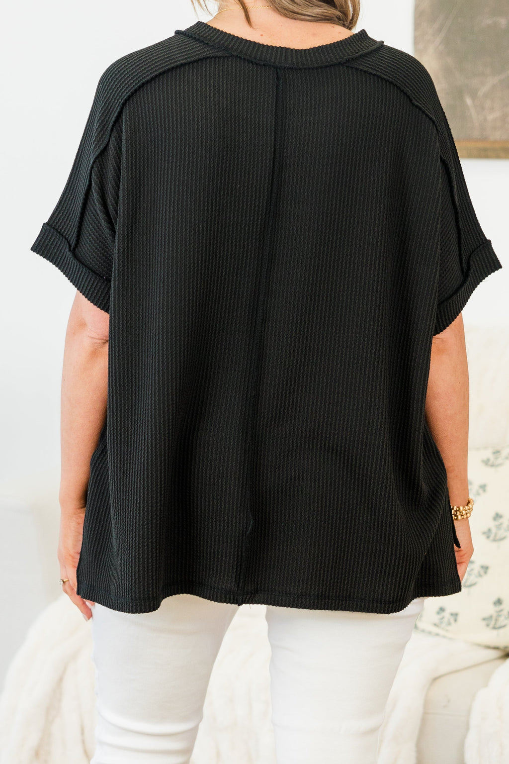 Making A Call Top, Black